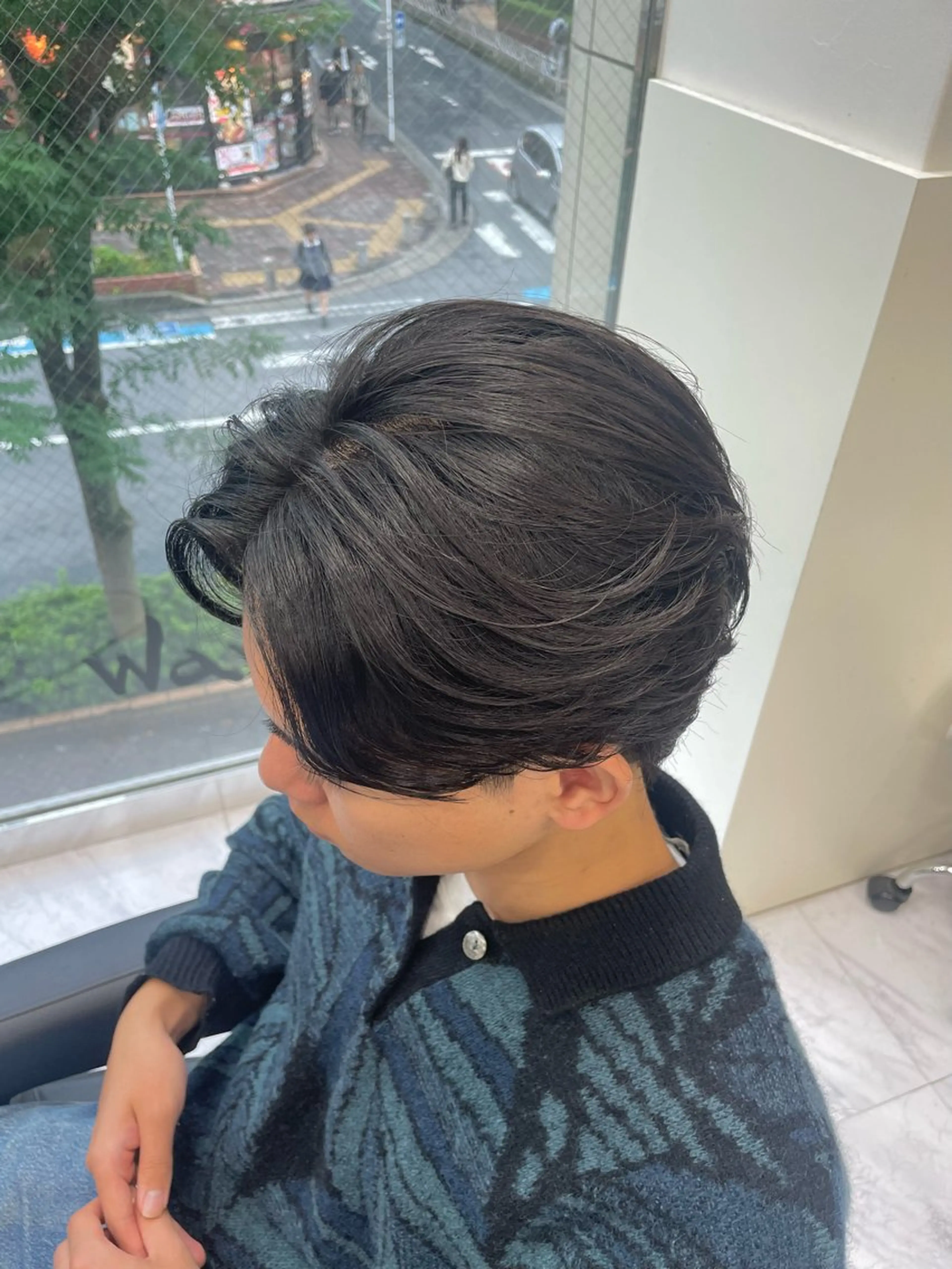 ショート パーマ メンズ カルマパーマ メンズパーマ デート 🐥くまがい💛 ダブルカラー／パーマのヘアスタイル