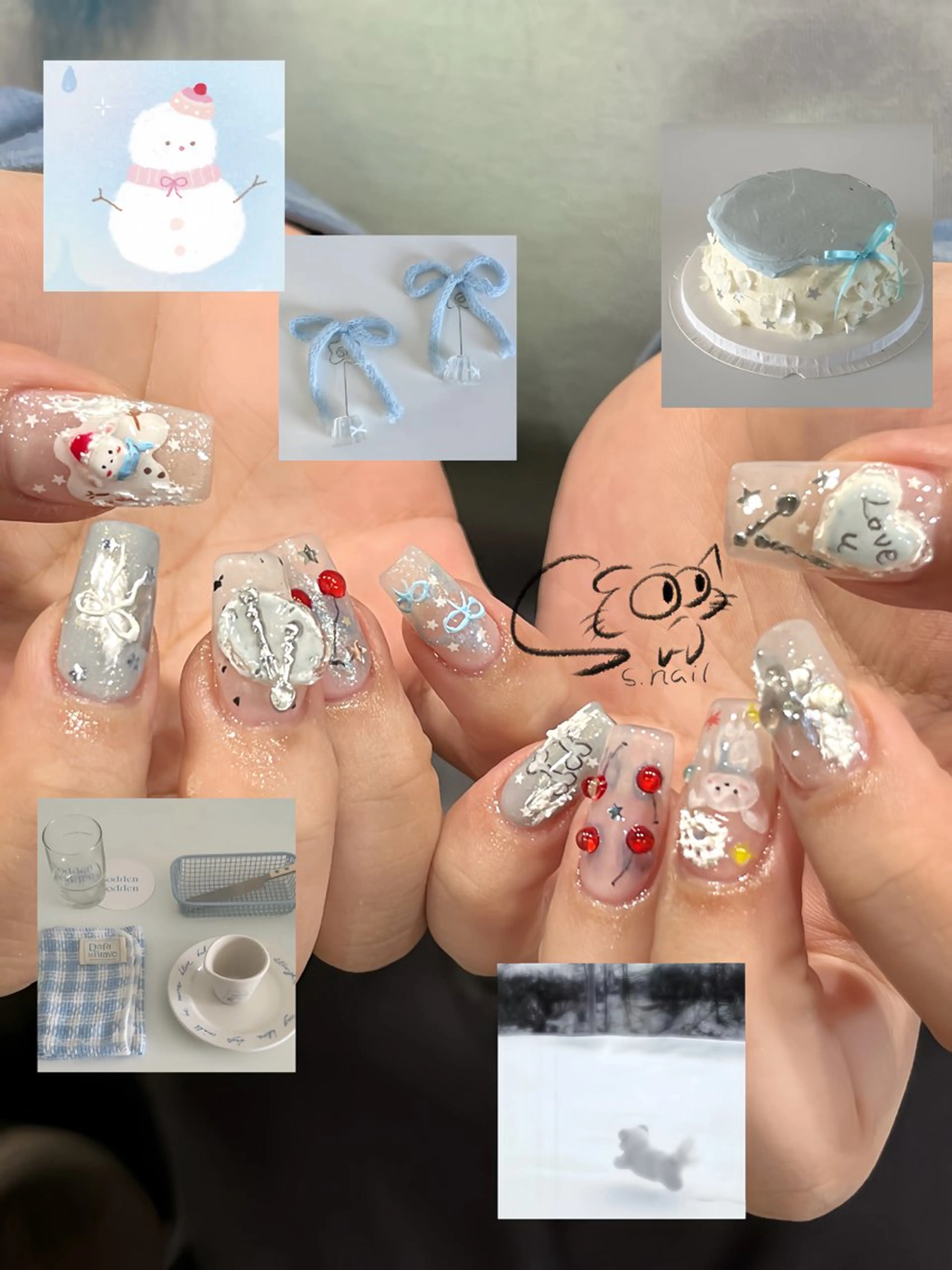 ネイル アートネイル チークネイル フレンチネイル グラデーション マグネットネイル ハンドネイル S.nail所属・S.nail _のネイルデザイン