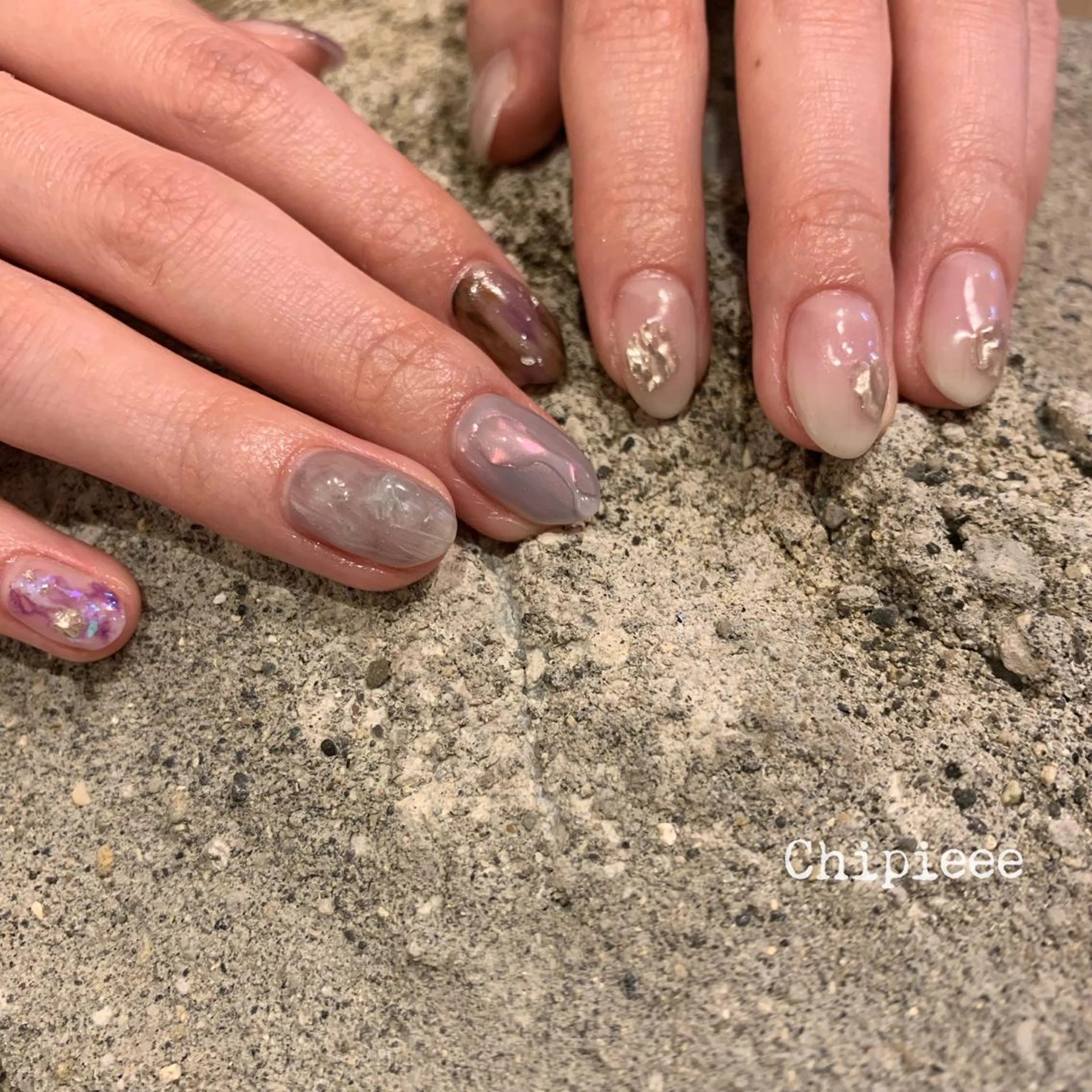 ネイル revia所属・ERI Nailistのネイルデザイン