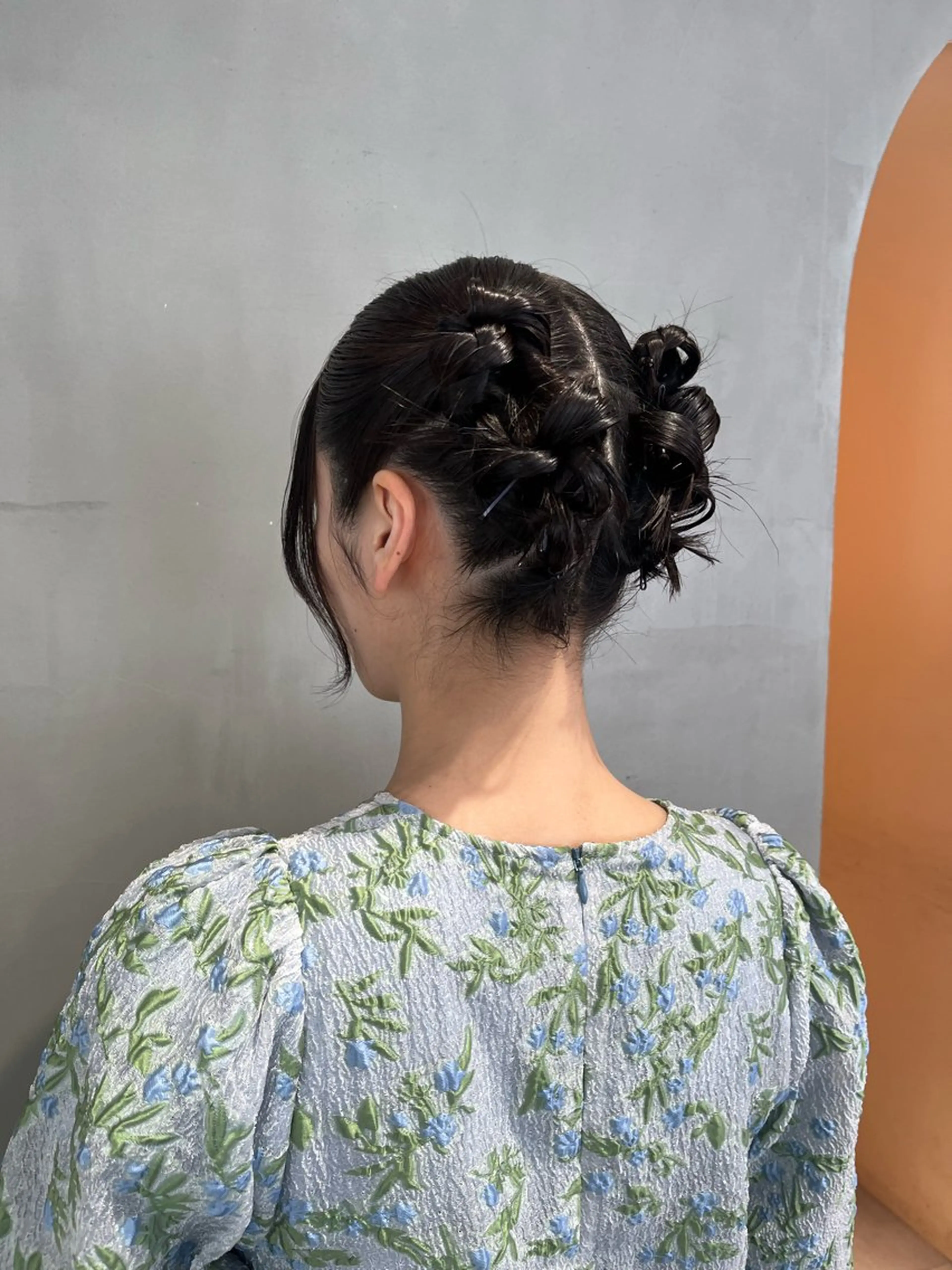 ショート ボブ ヘアセット ナミ🩶暗髪/暖色 ❤️/透明感/縮毛のヘアスタイル