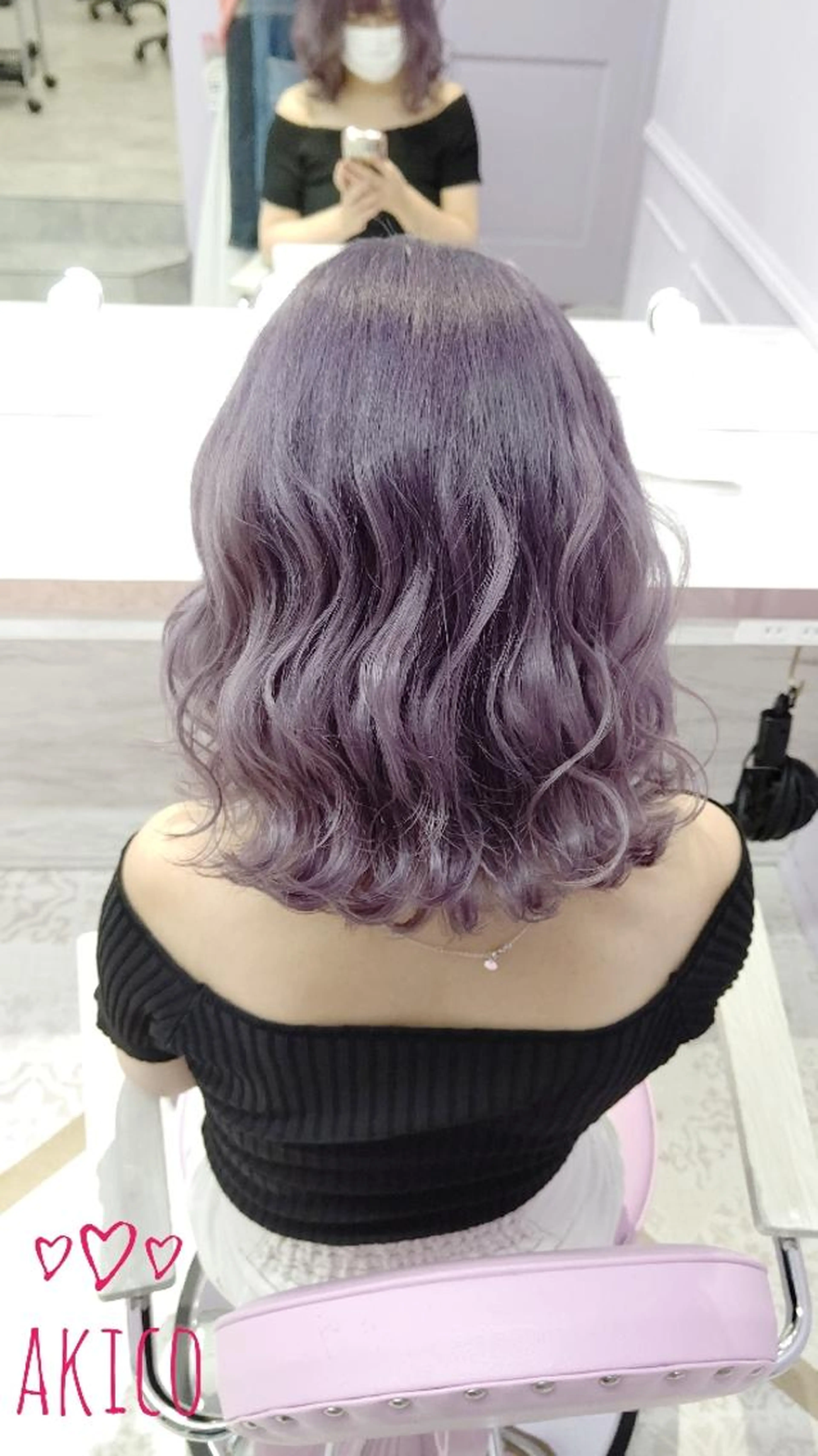 淡い色が大人気😍✨トリプルカラー💕16500😍✨(ブリーチ２回+オンカラー)🌸の写真