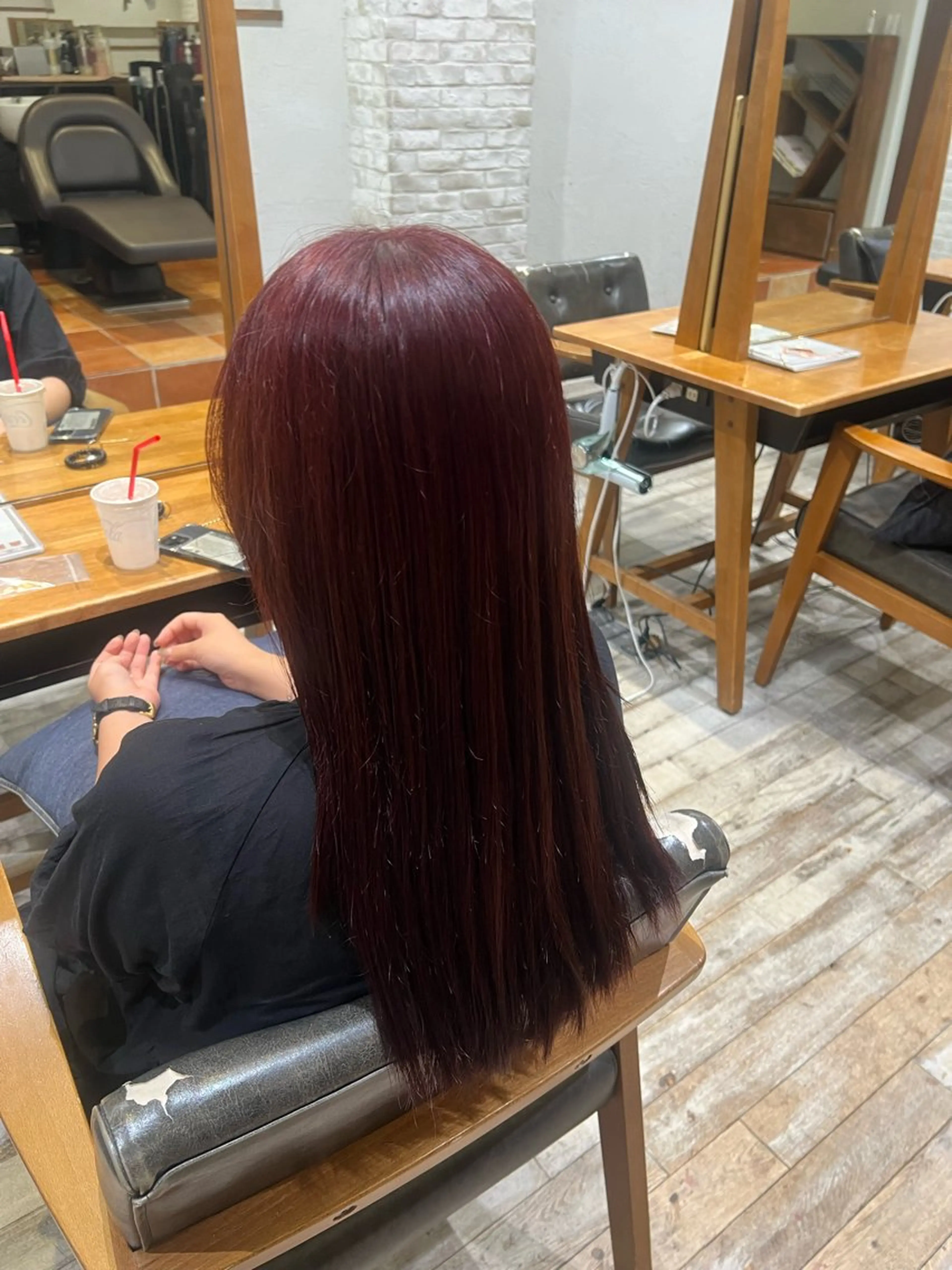 ロング ヘアカラー AI  /暖色カラー /ゆるふわstyleのヘアスタイル