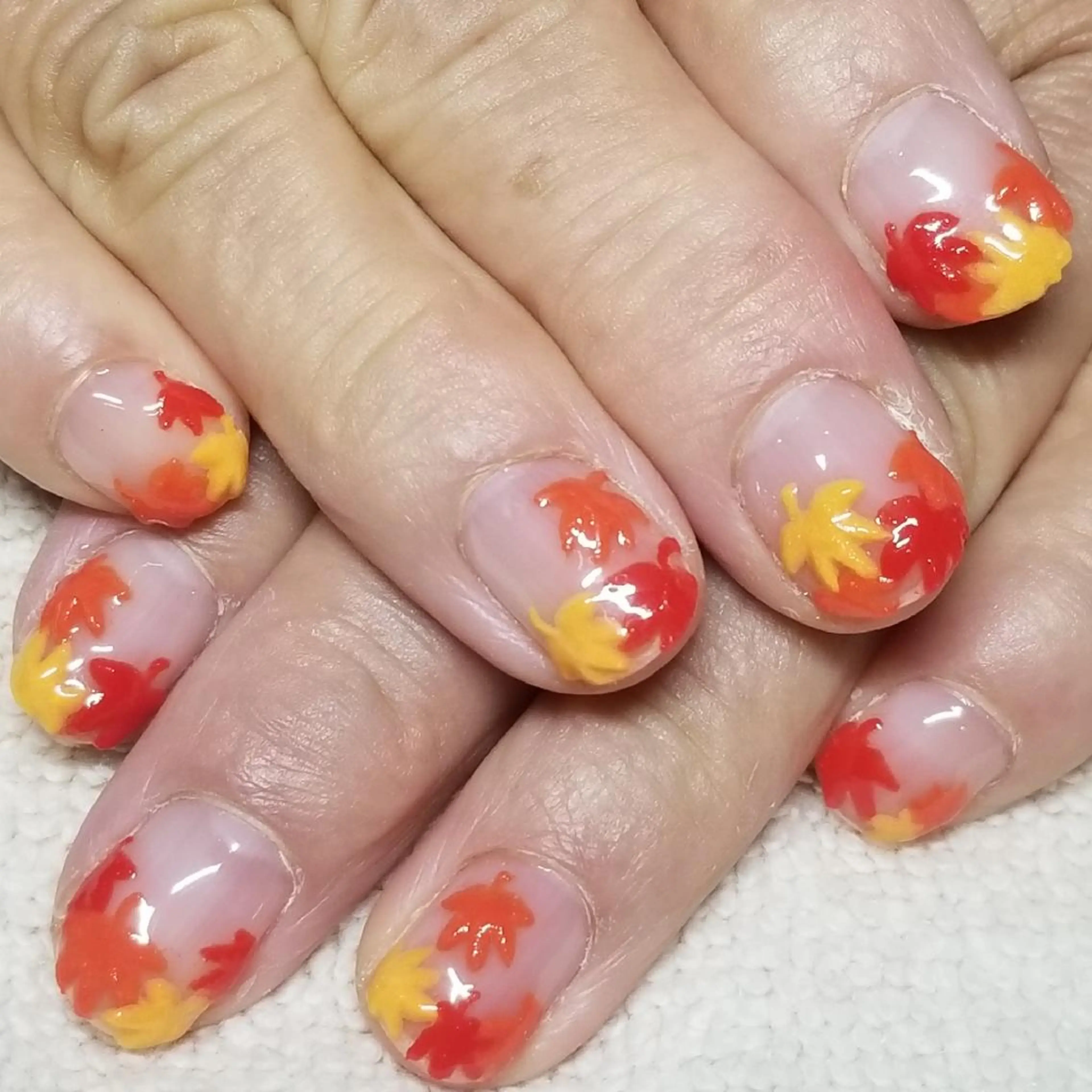 ネイル クリアネイル ハンドネイル よしだ ひろきのネイルデザイン