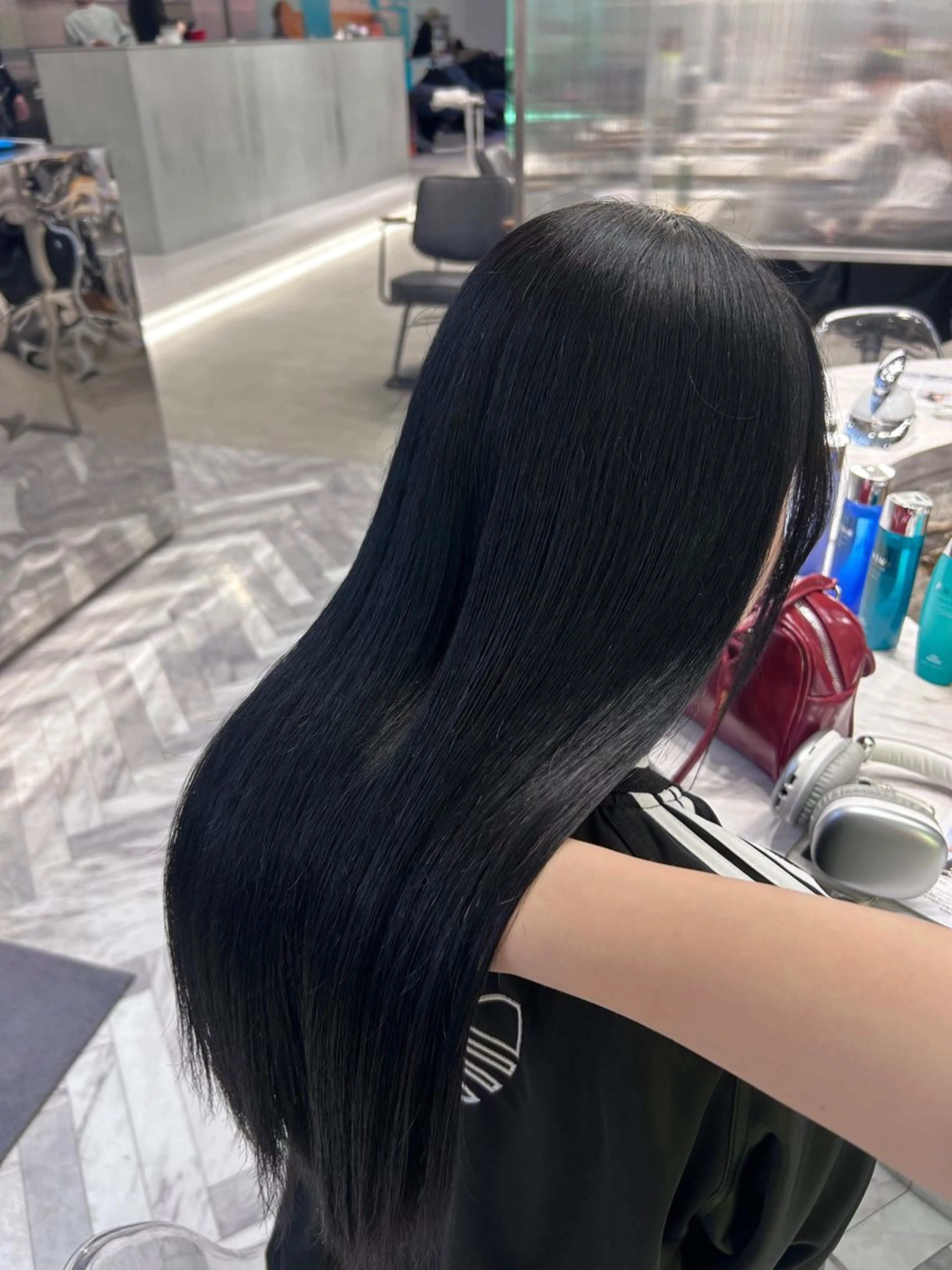 ロング カラー ヘアカラー トリートメント 冬っぽカラー/ マツエク/ゆきなのマツエク・マツパデザイン