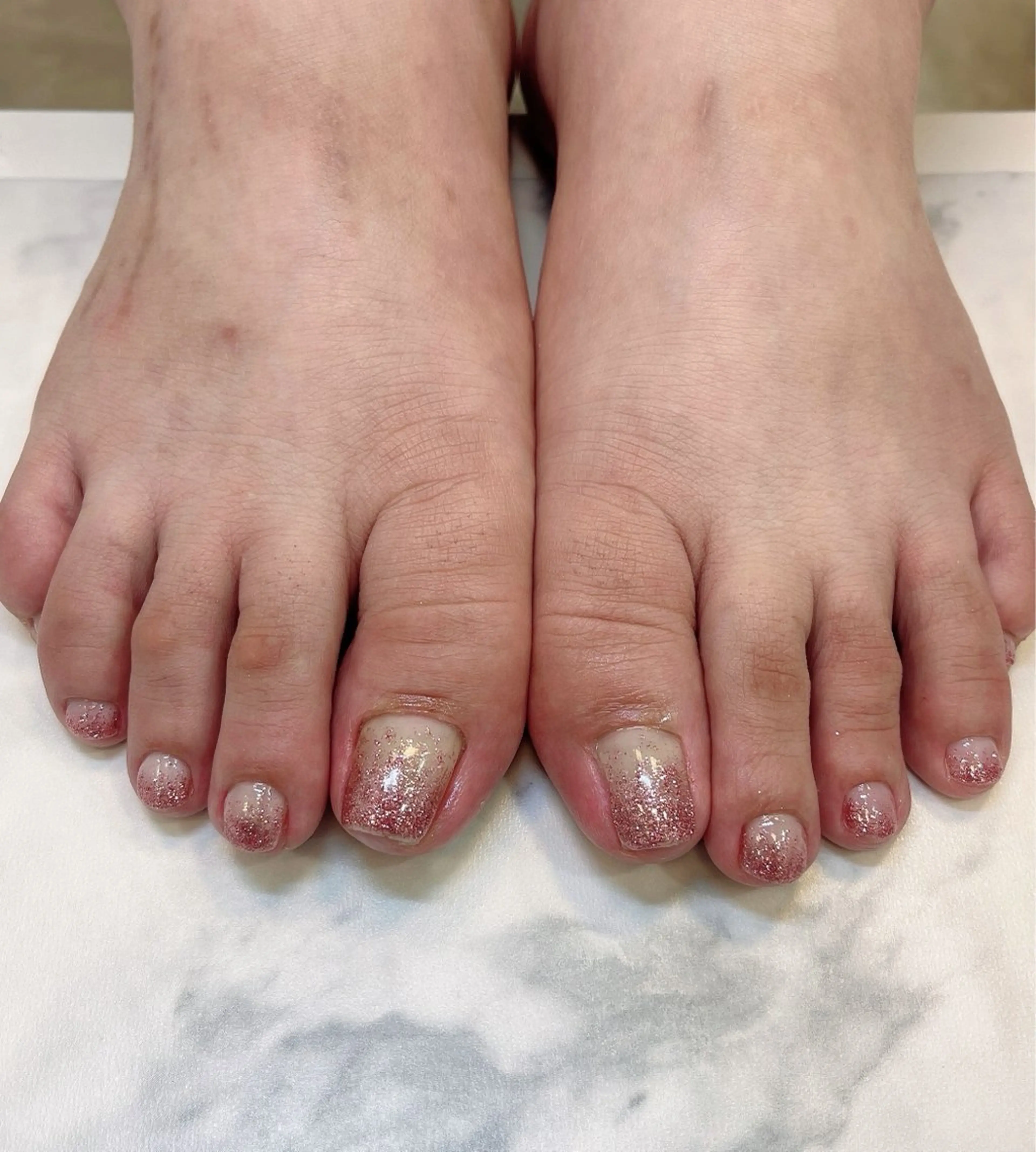 ネイル ラメ(グリッター) 渡邉 真衣のネイルデザイン