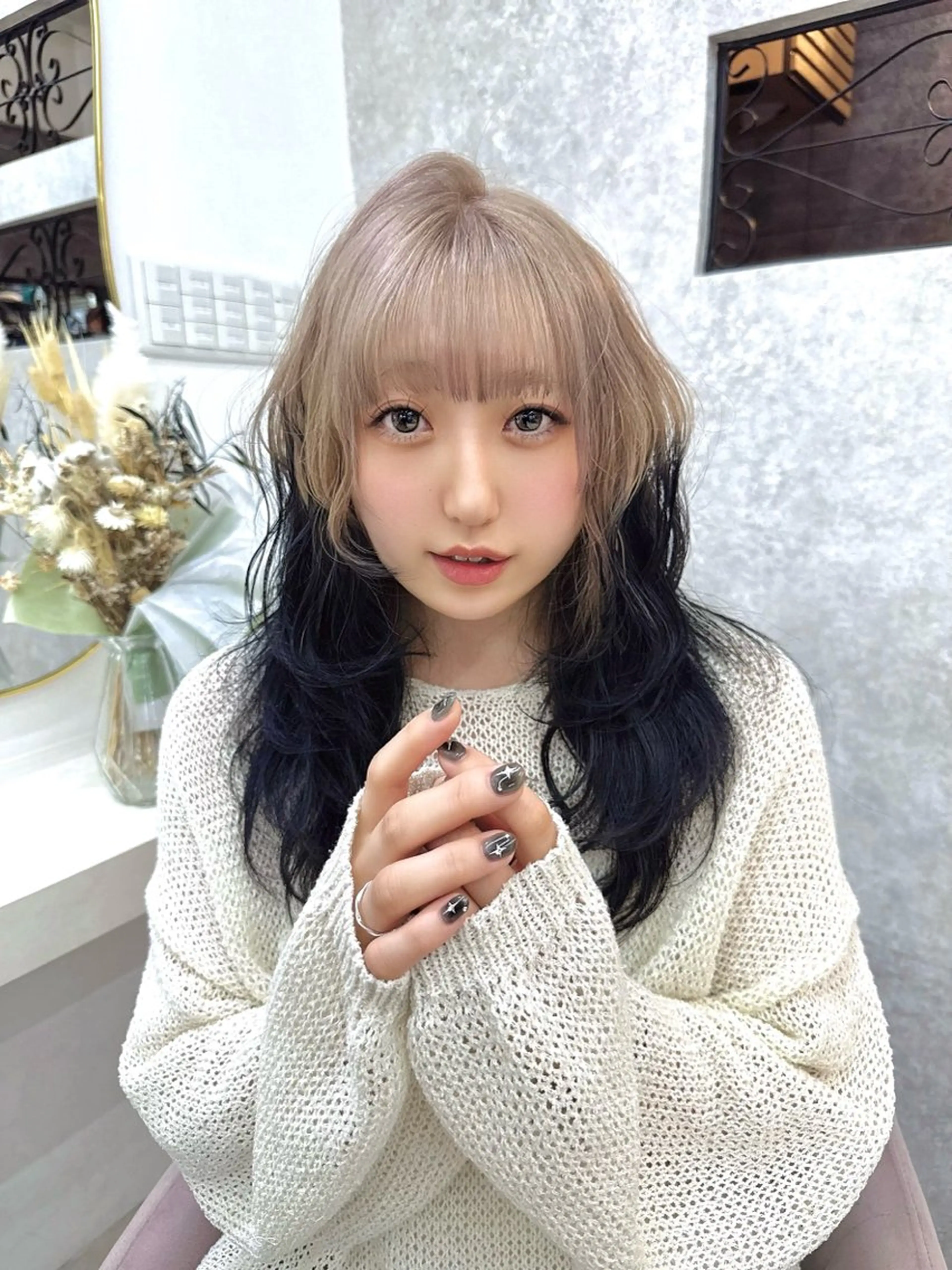 ミニモ限定20%off‼️ハイトーン目指したい方必見⭐️ダブルブリーチ+カラー⭐️#韓国#透明感#艶カラー#大宮ブリーチの写真