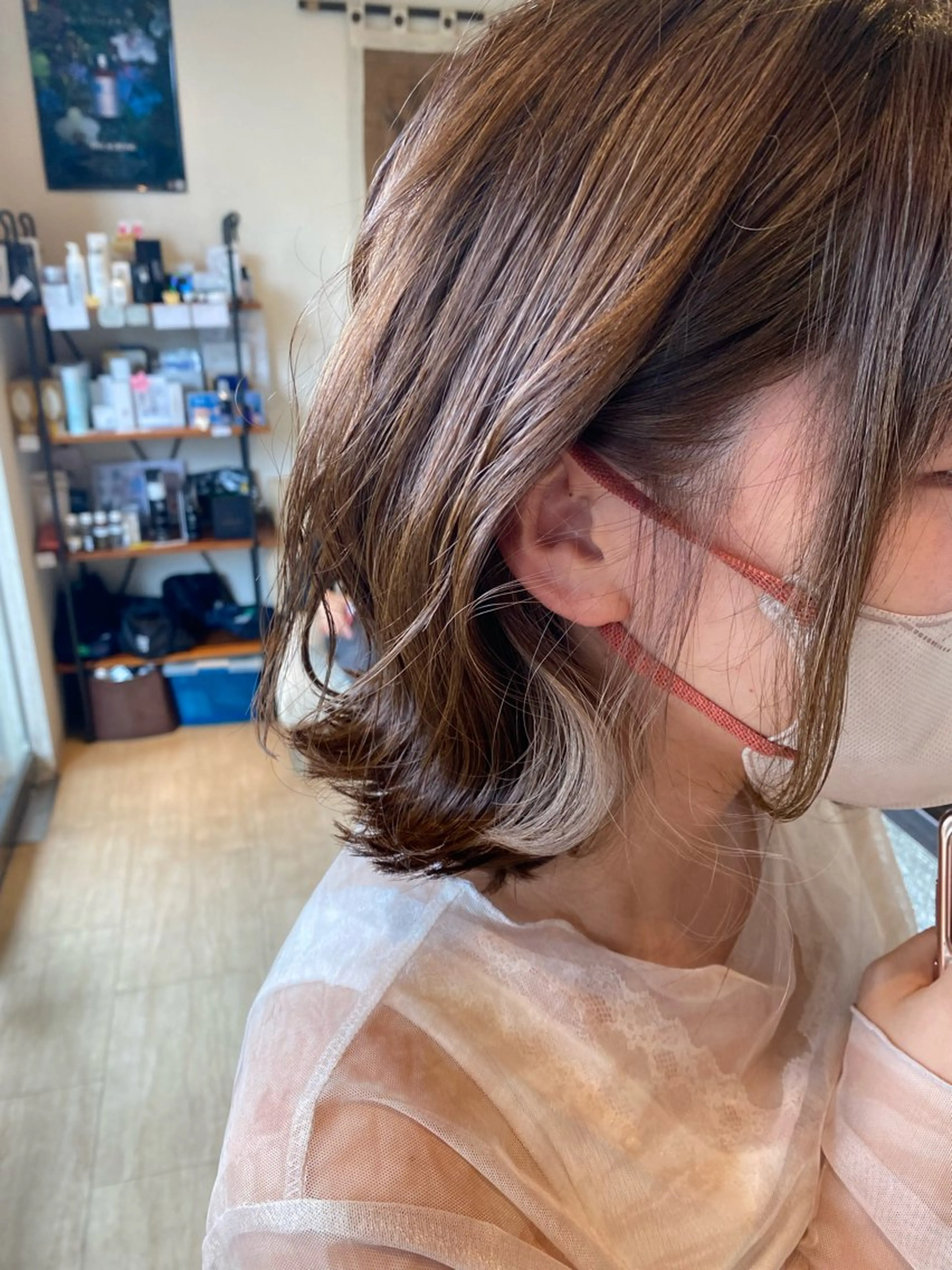 ミディアム カラー VOCE所属・北川 泰之のヘアスタイル