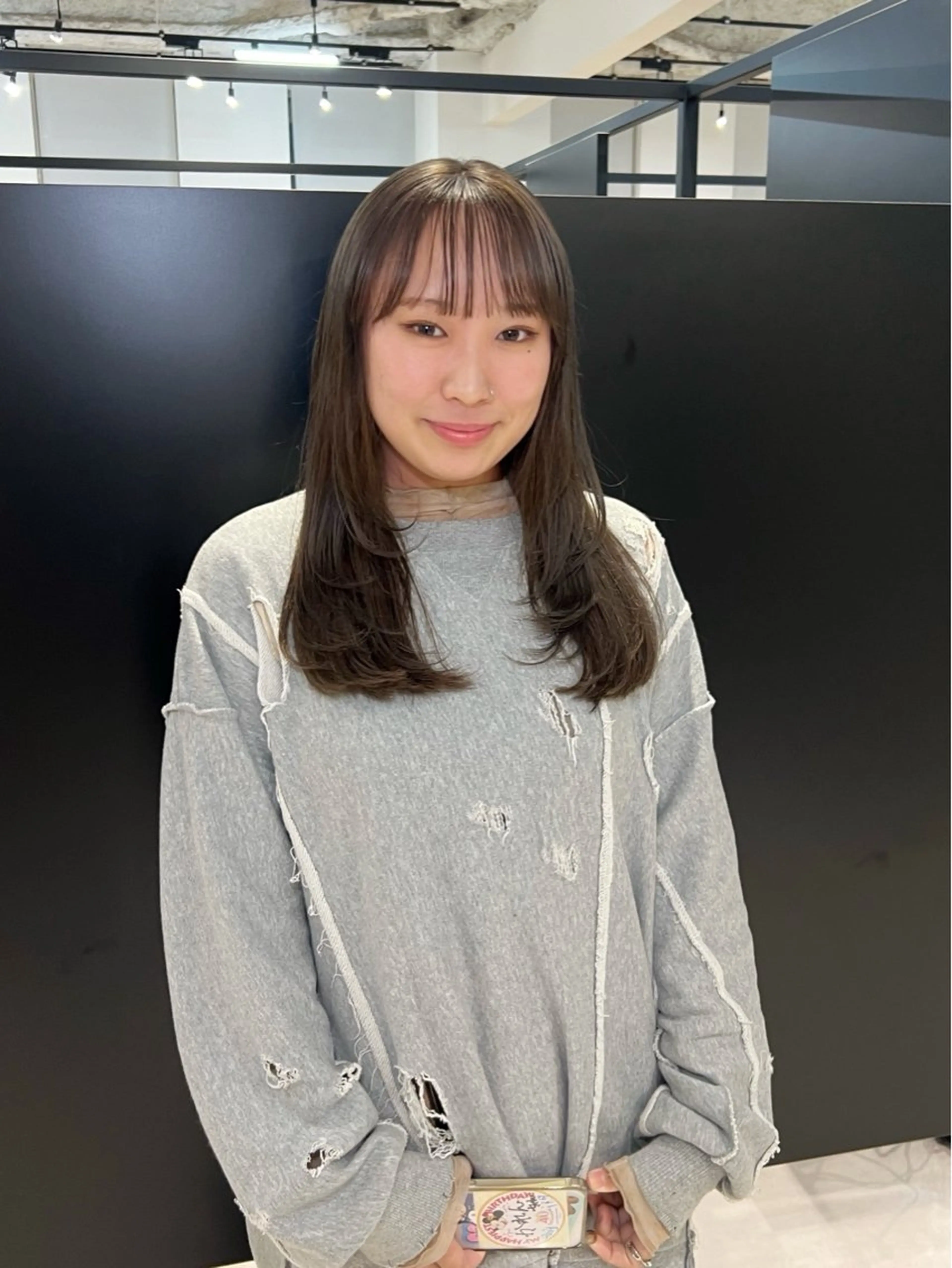 ロング カラー ヘアカラー トリートメント kimika🥑 メンズ/髪質改善のヘアスタイル