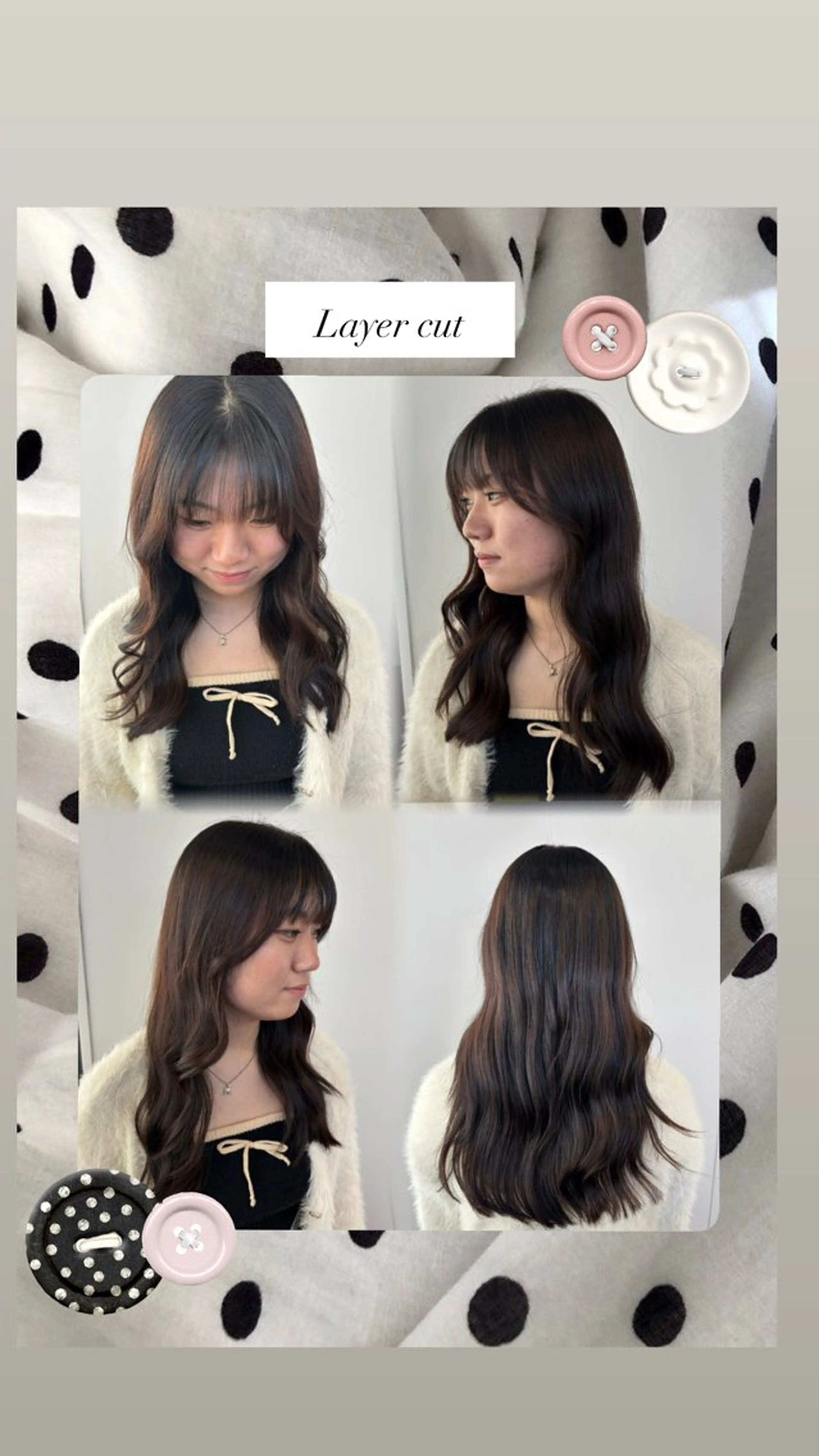 ロング 韓国風ヘア レイヤーカット トリートメント maru.所属・林 小夏のヘアスタイル