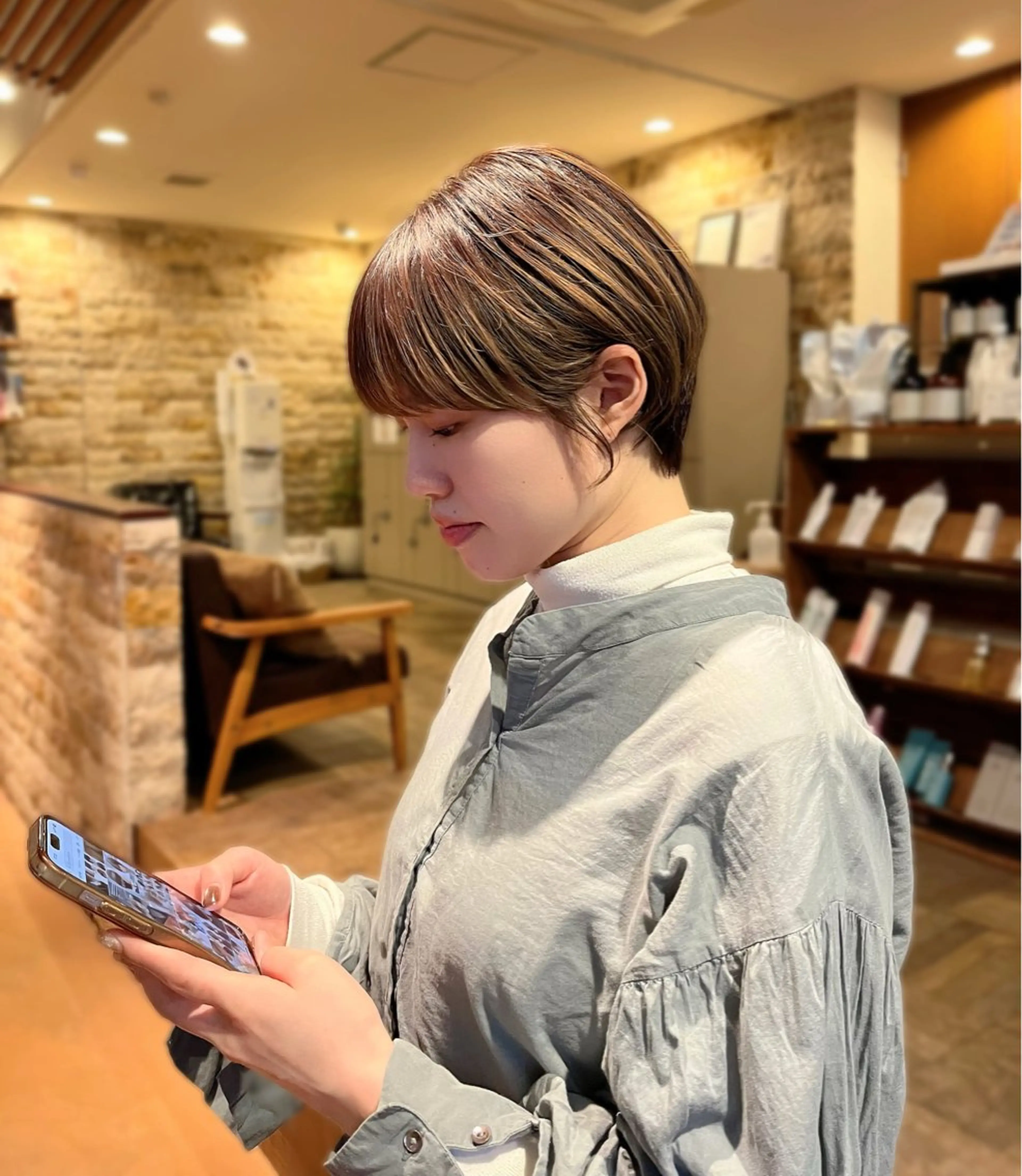 ショート くびれヘア ショートヘア レイヤー指名No.1 /ショート/たおさきのヘアスタイル