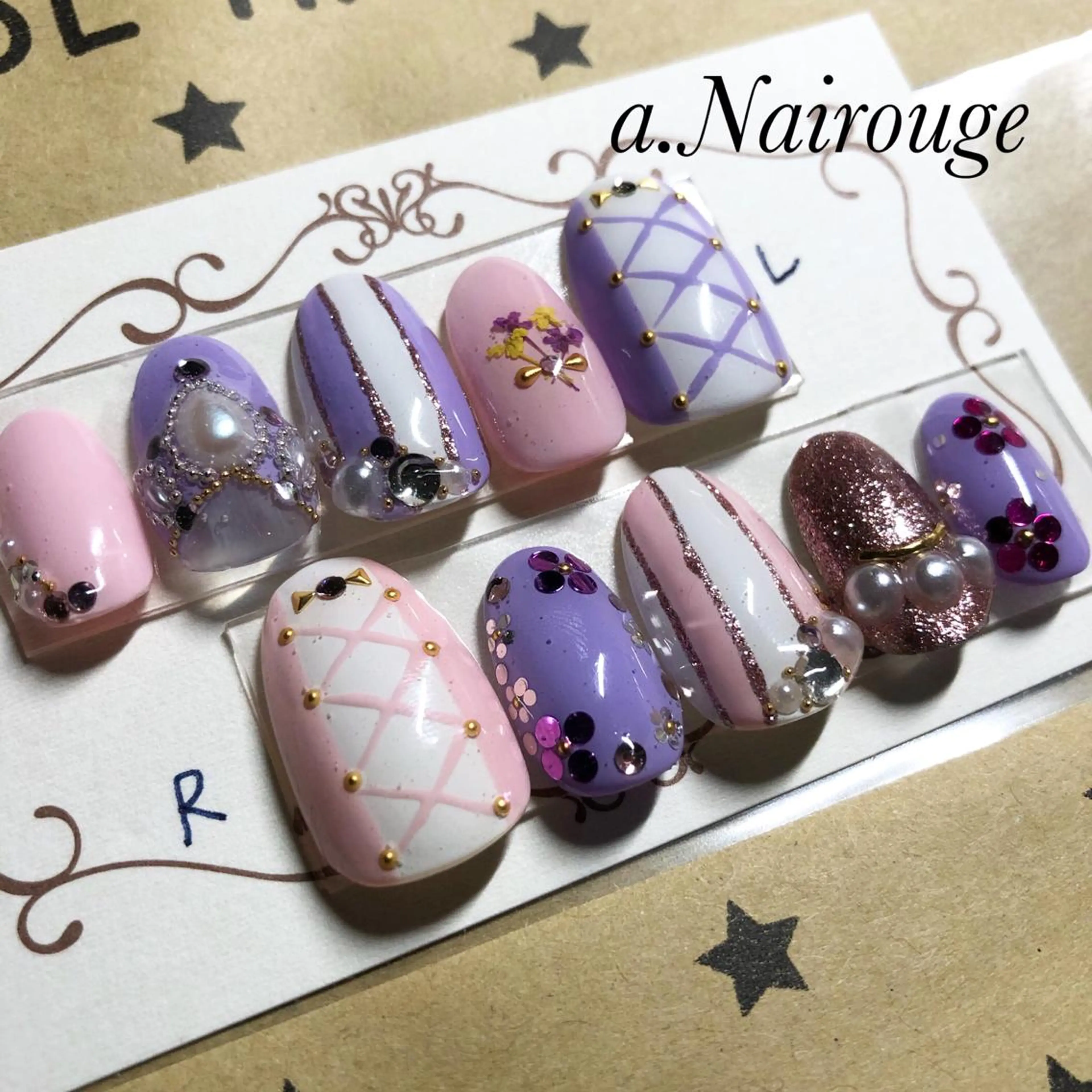 ネイル ネイルチップ ブライダルネイル Nail salon REIRISのネイルデザイン