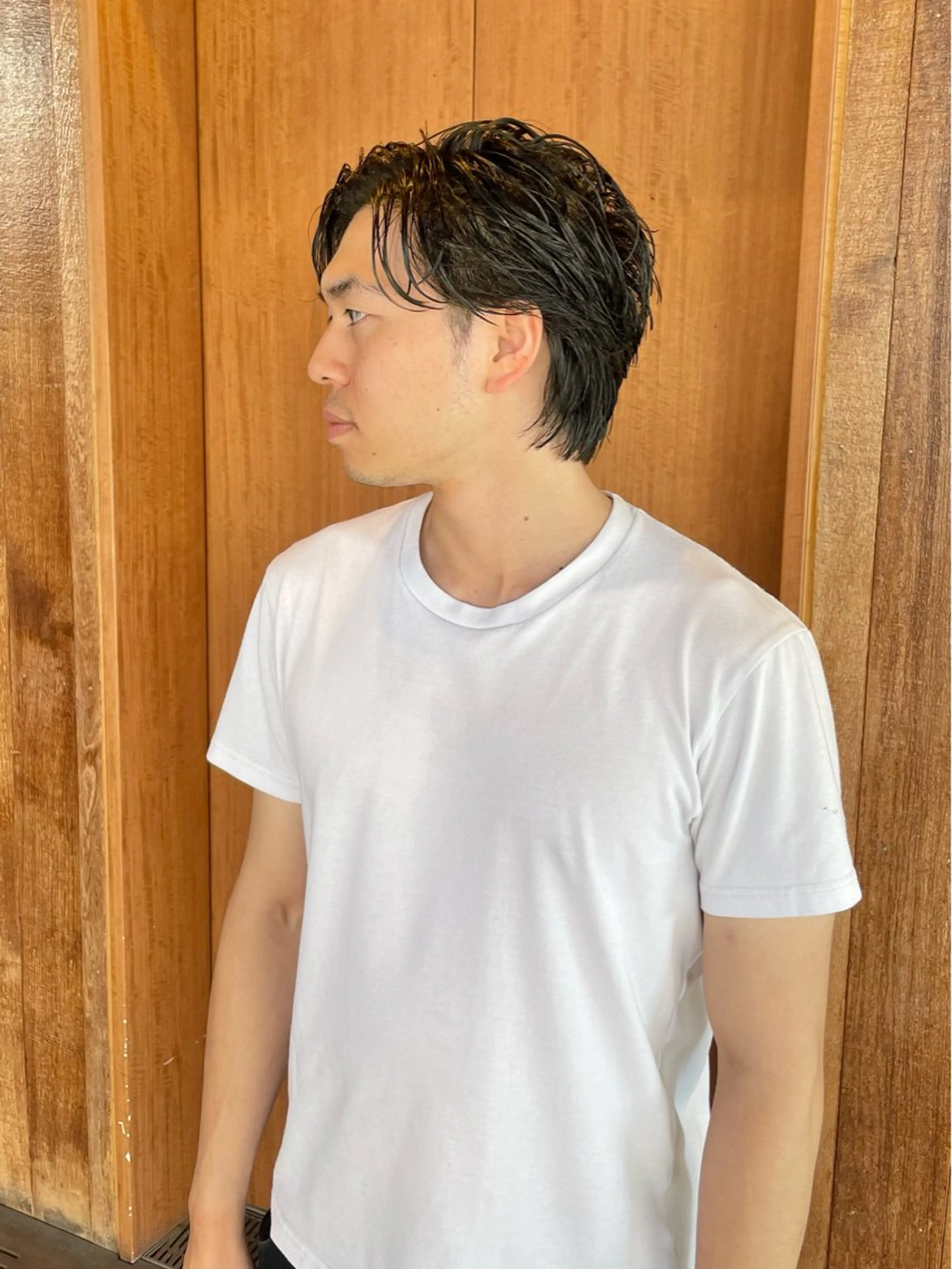 ショート パーマ メンズ メンズパーマ grAt所属・森 真伊希のヘアスタイル