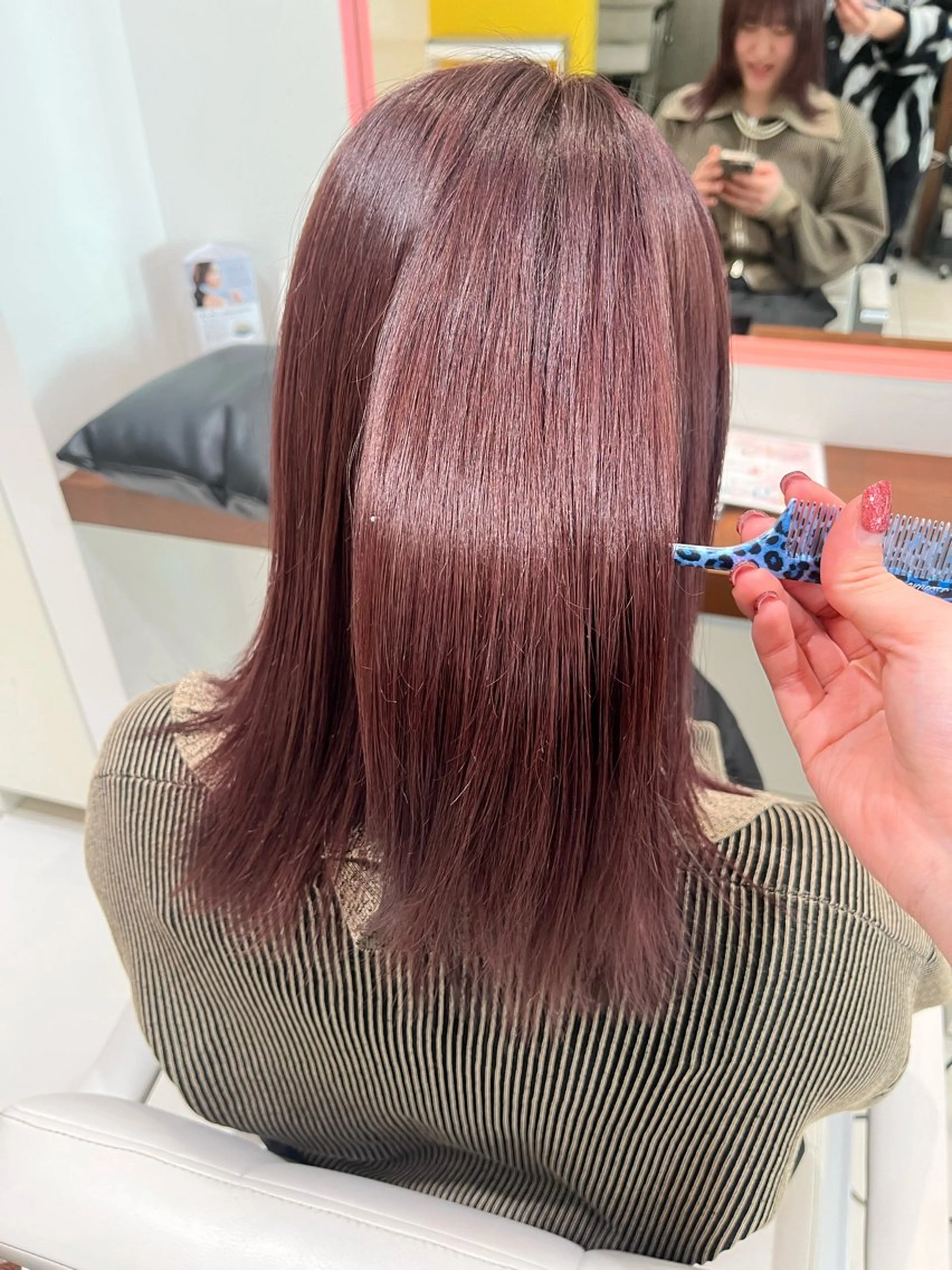 ミディアム カラー 似合わせ 垢抜け🌟 AKINOのヘアスタイル