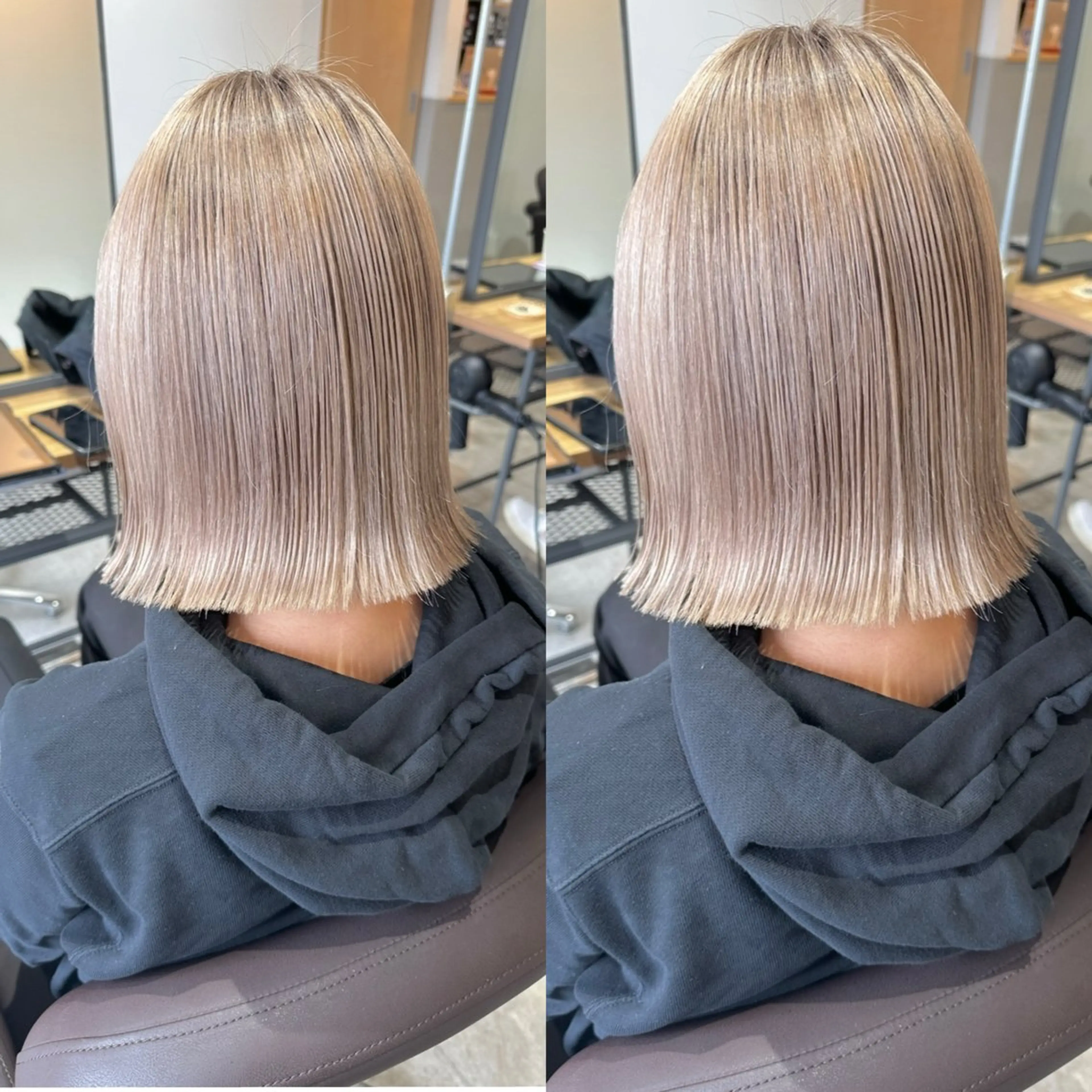 ショート ヘアカラー トリートメント miri髪質改善 久留米/韓国のヘアスタイル