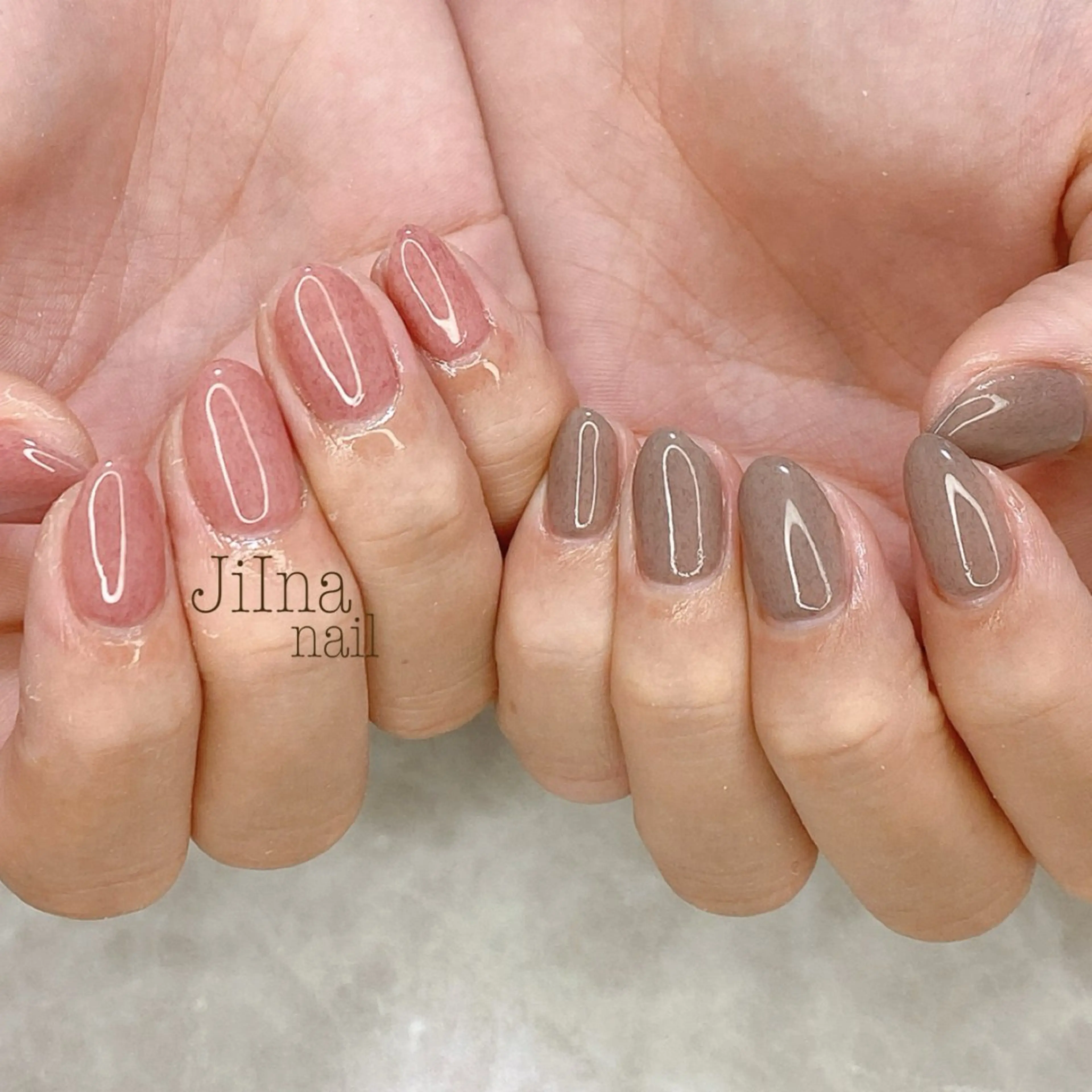 ネイル ワンカラーネイル JiIna nailのネイルデザイン