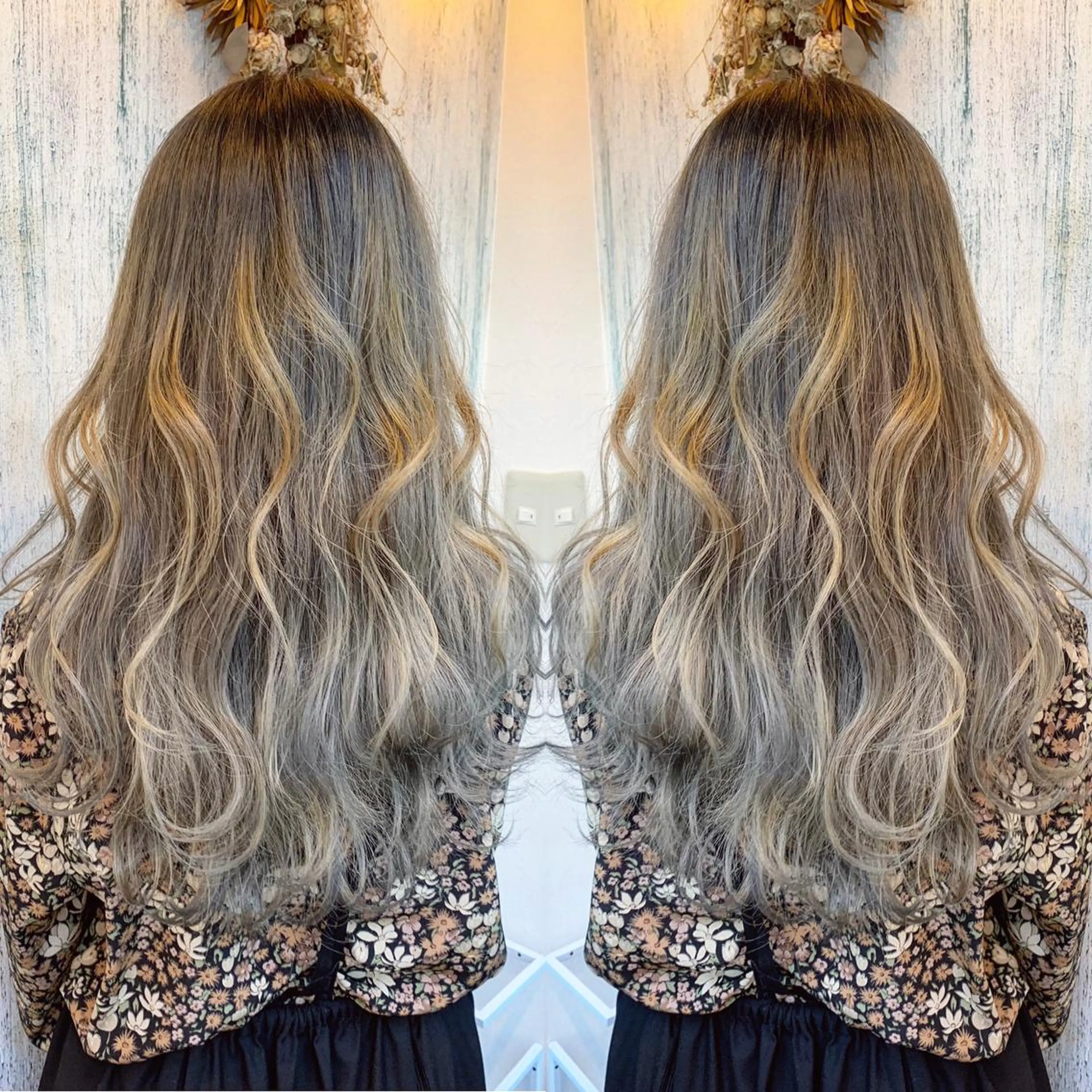 ロング カラー ヘアカラー Scrap Balance所属・林 あいこのヘアスタイル