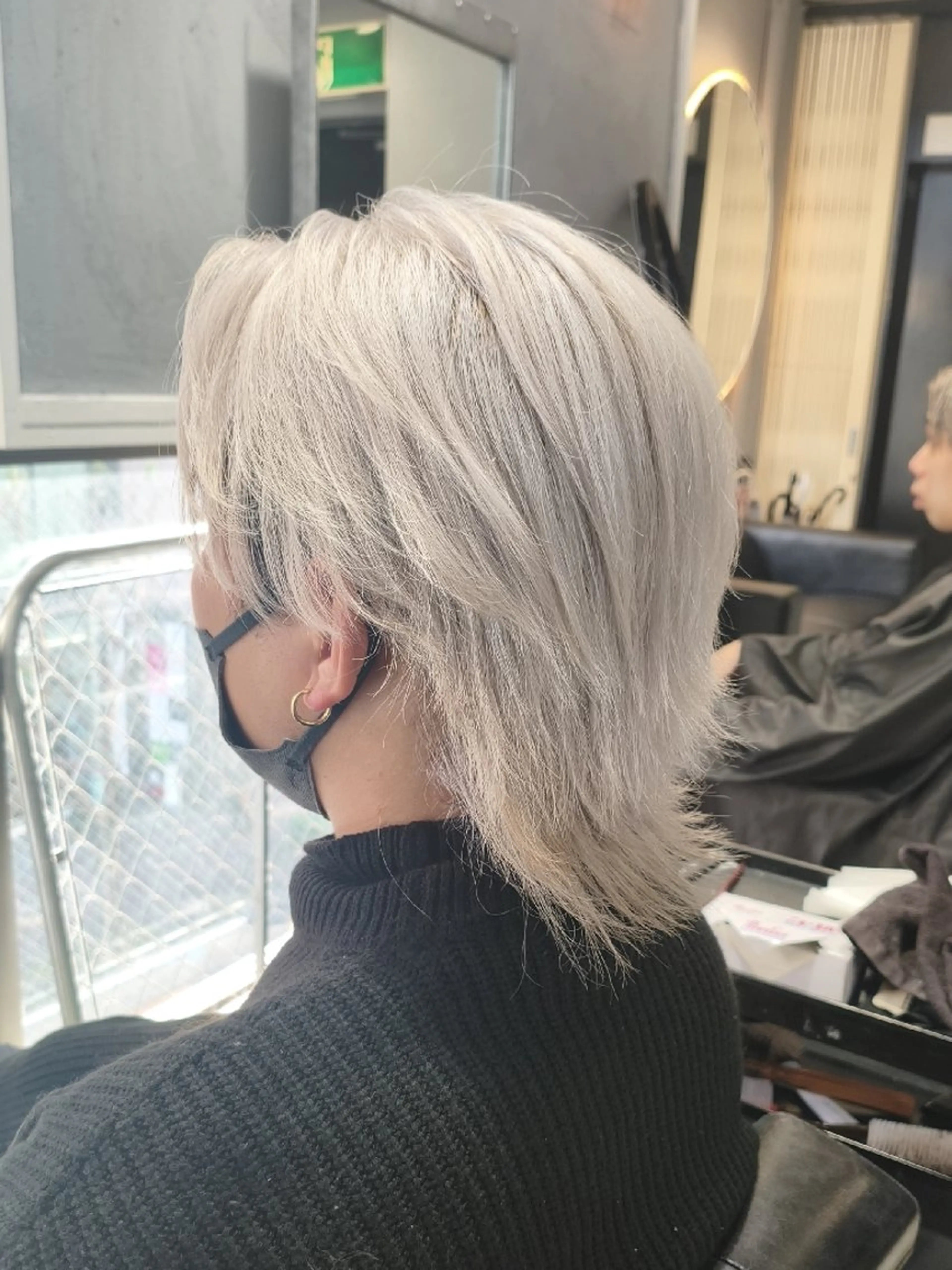 メンズ メンズブリーチ 学生（メンズ向け） ヘアカラー たつや/ハイトーン/ バレイヤージュ/寒色のヘアスタイル