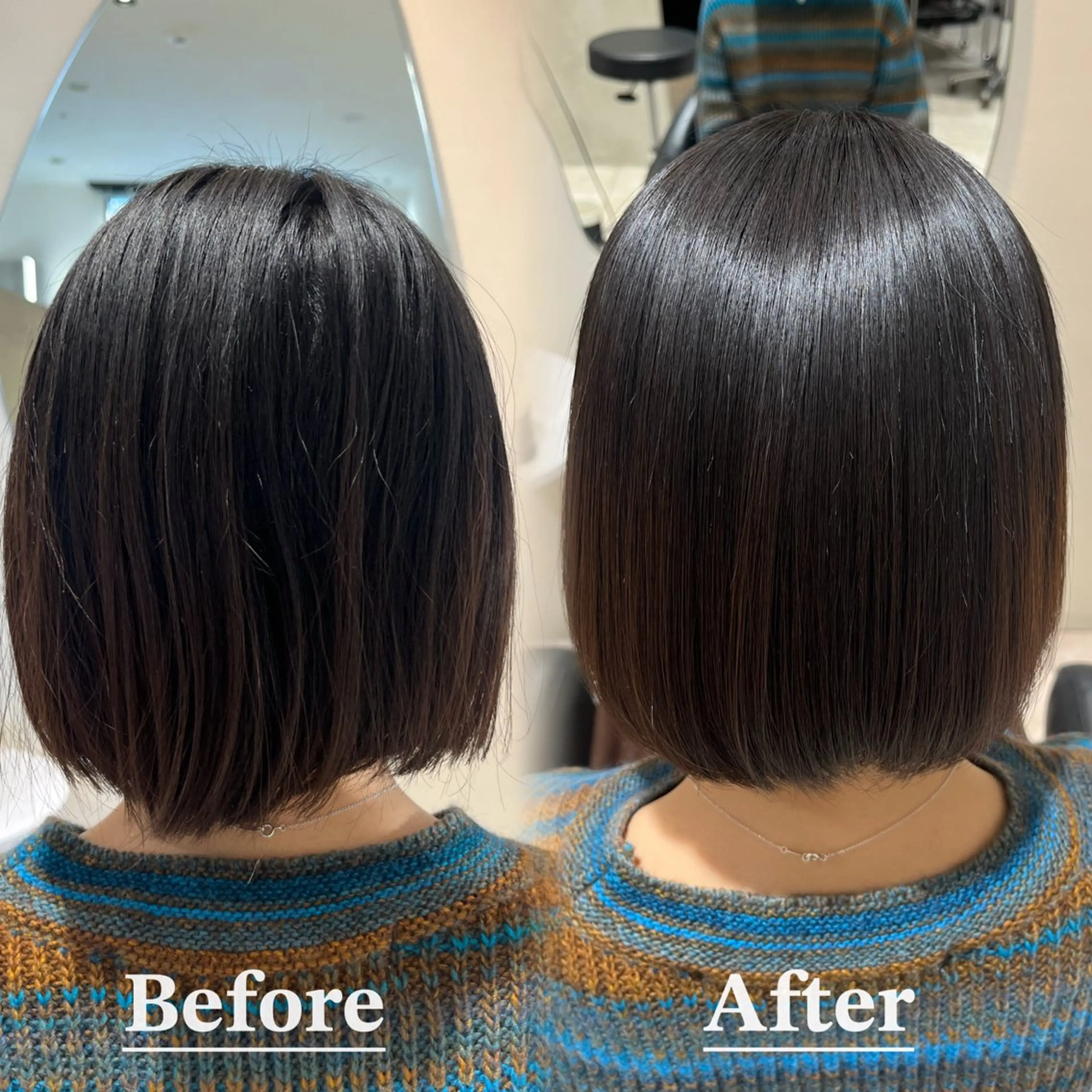 ショート パーマ カット 縮毛矯正 トリートメント 🫧美髪縮毛矯正🫧 Haruのヘアスタイル