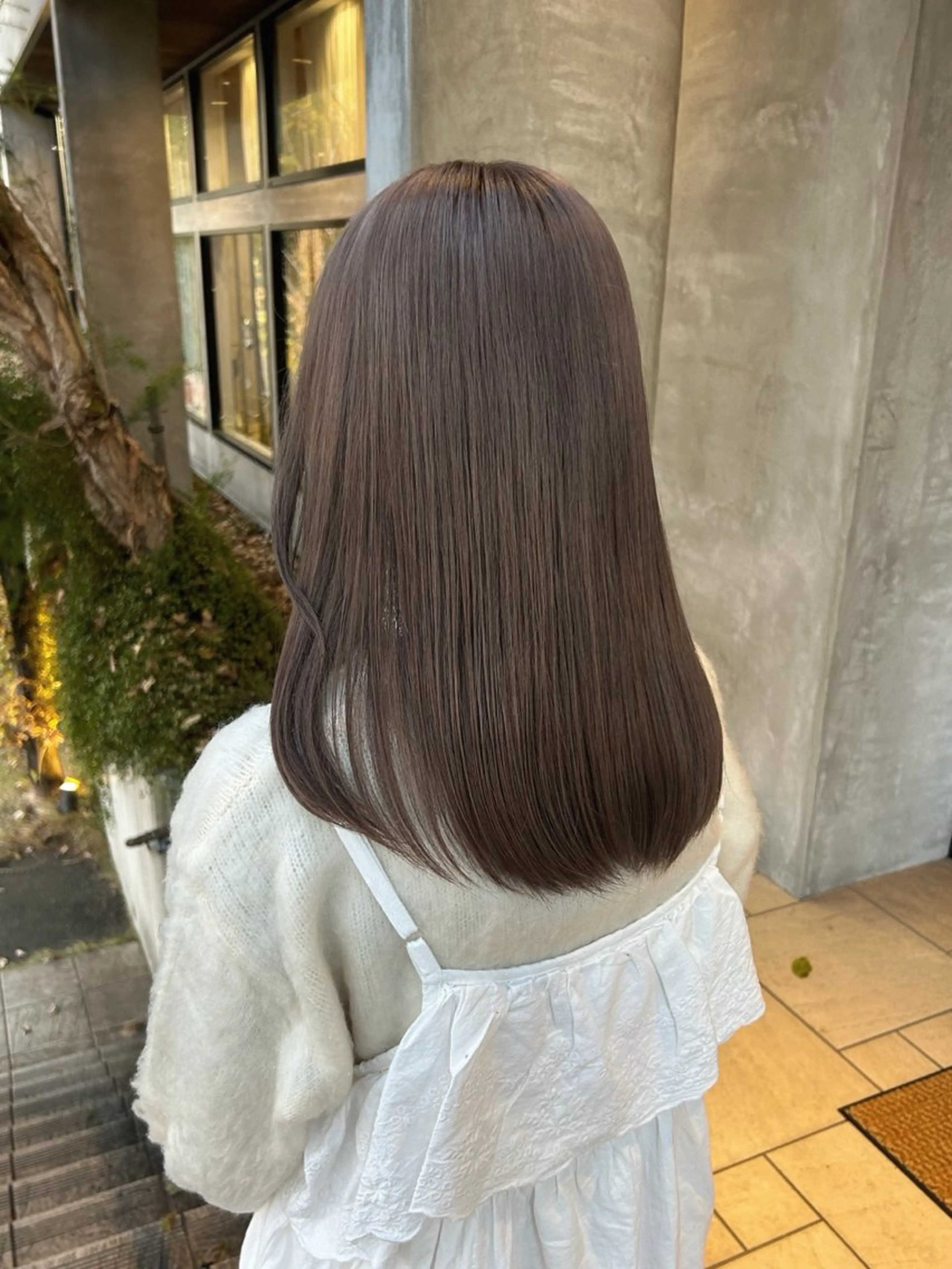 セミロング カラー ベージュカラー ヘアカラー lapis / soraのヘアスタイル