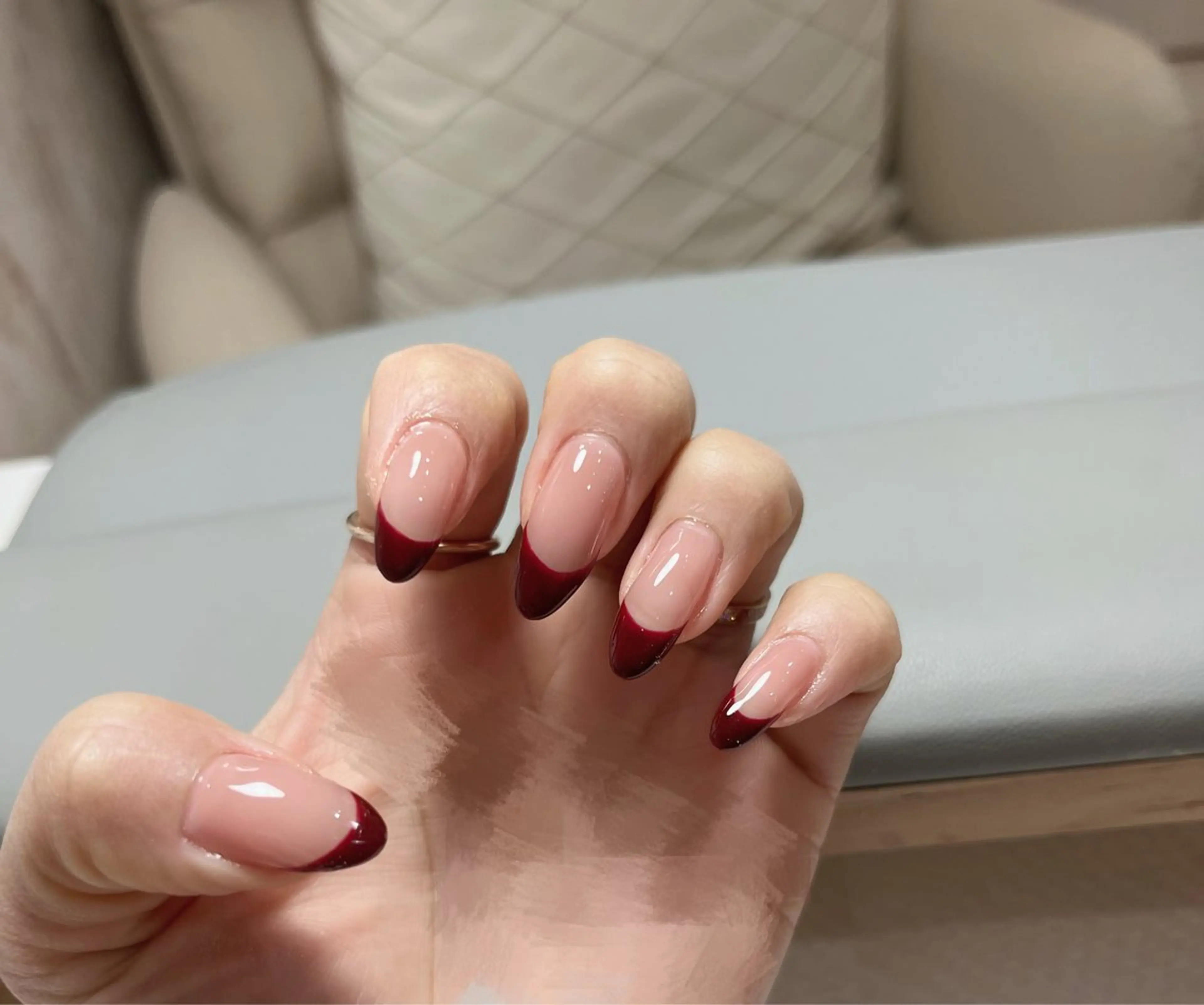【1級持ち研修ネイリスト★】フレンチネイル(オフ込み)の写真
