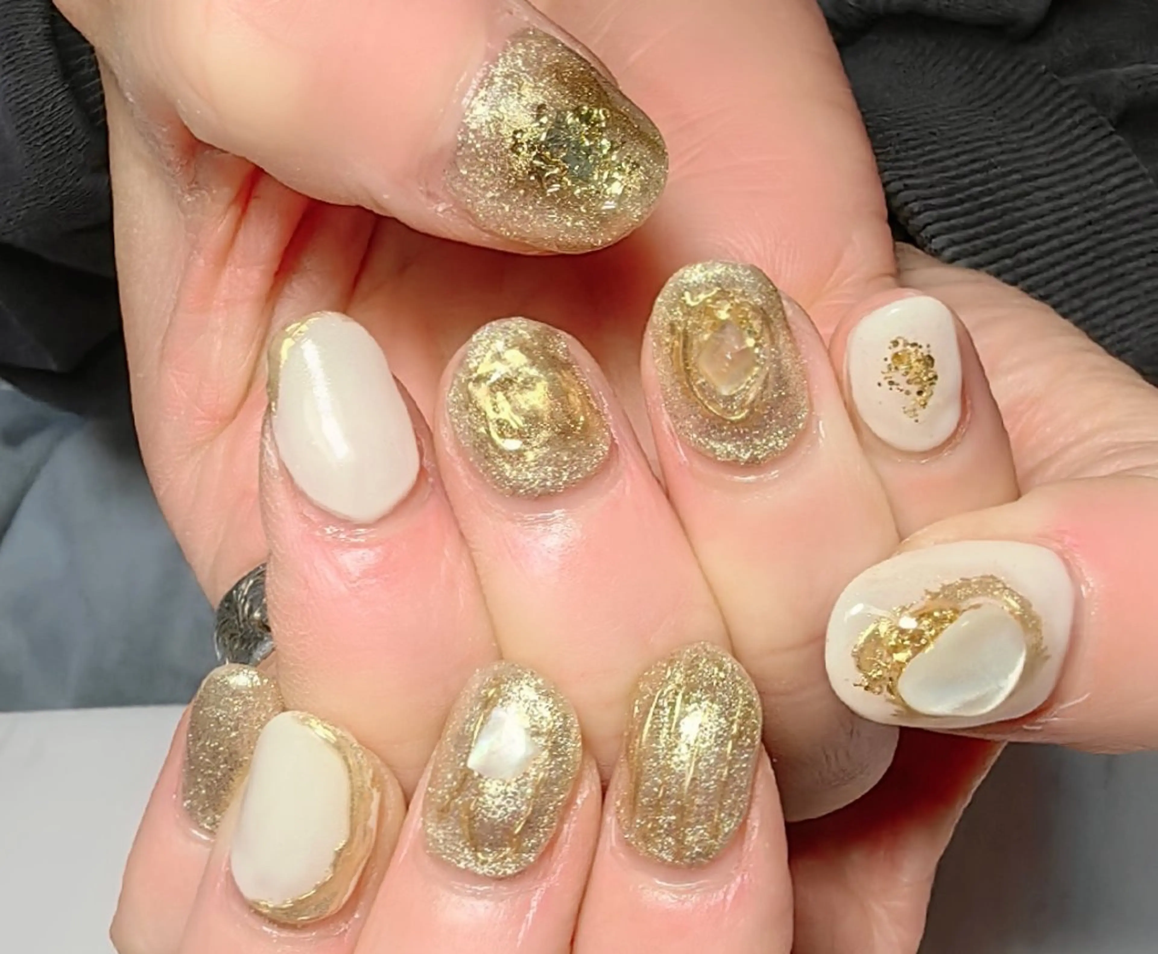 ネイル キラキラネイル ハンドネイル reve あやののネイルデザイン