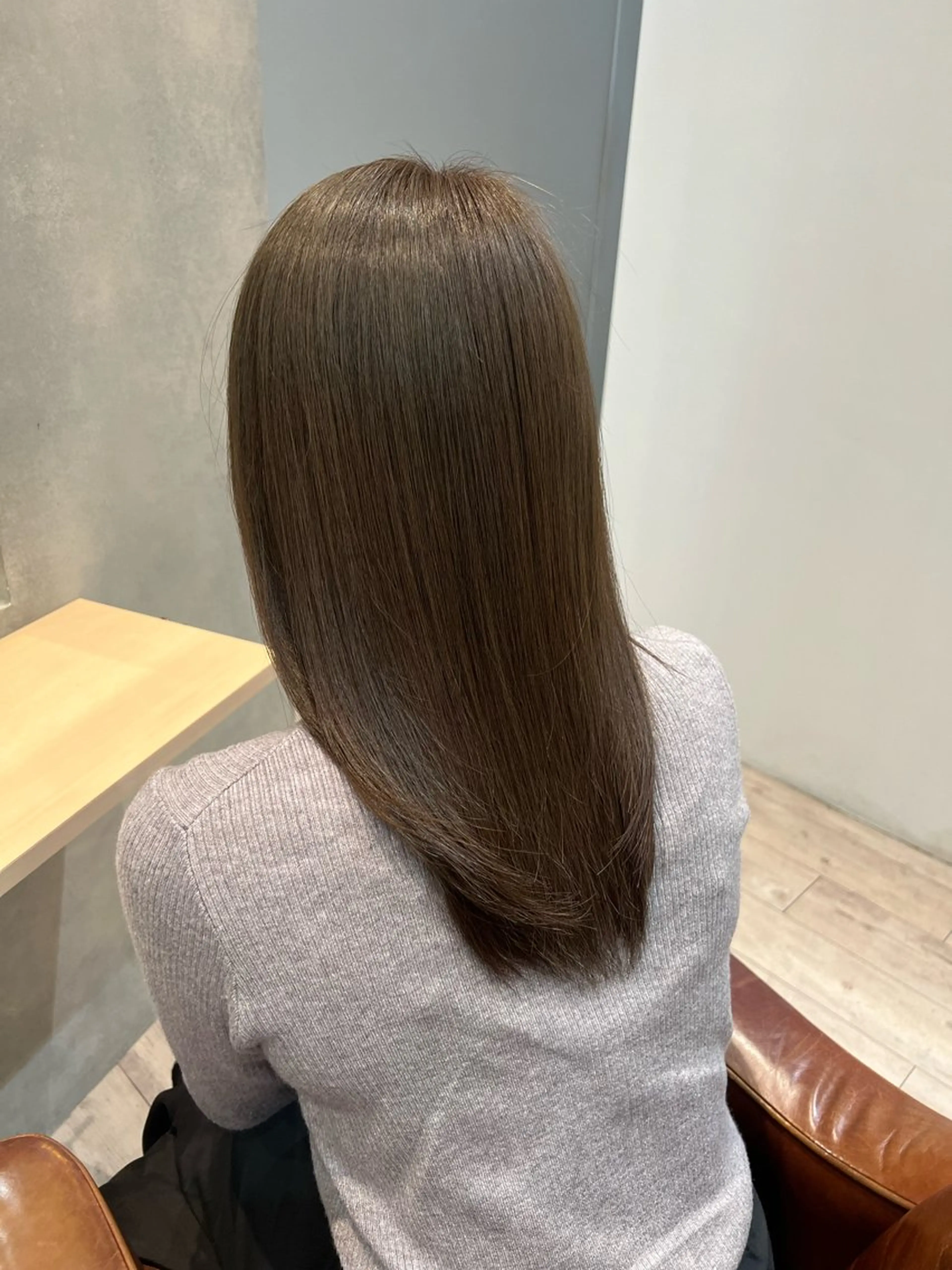 ロング Hair Make NEWYORK　稲荷町店所属・南部萌🍀縮毛矯正 ツヤ髪ストレートのヘアスタイル