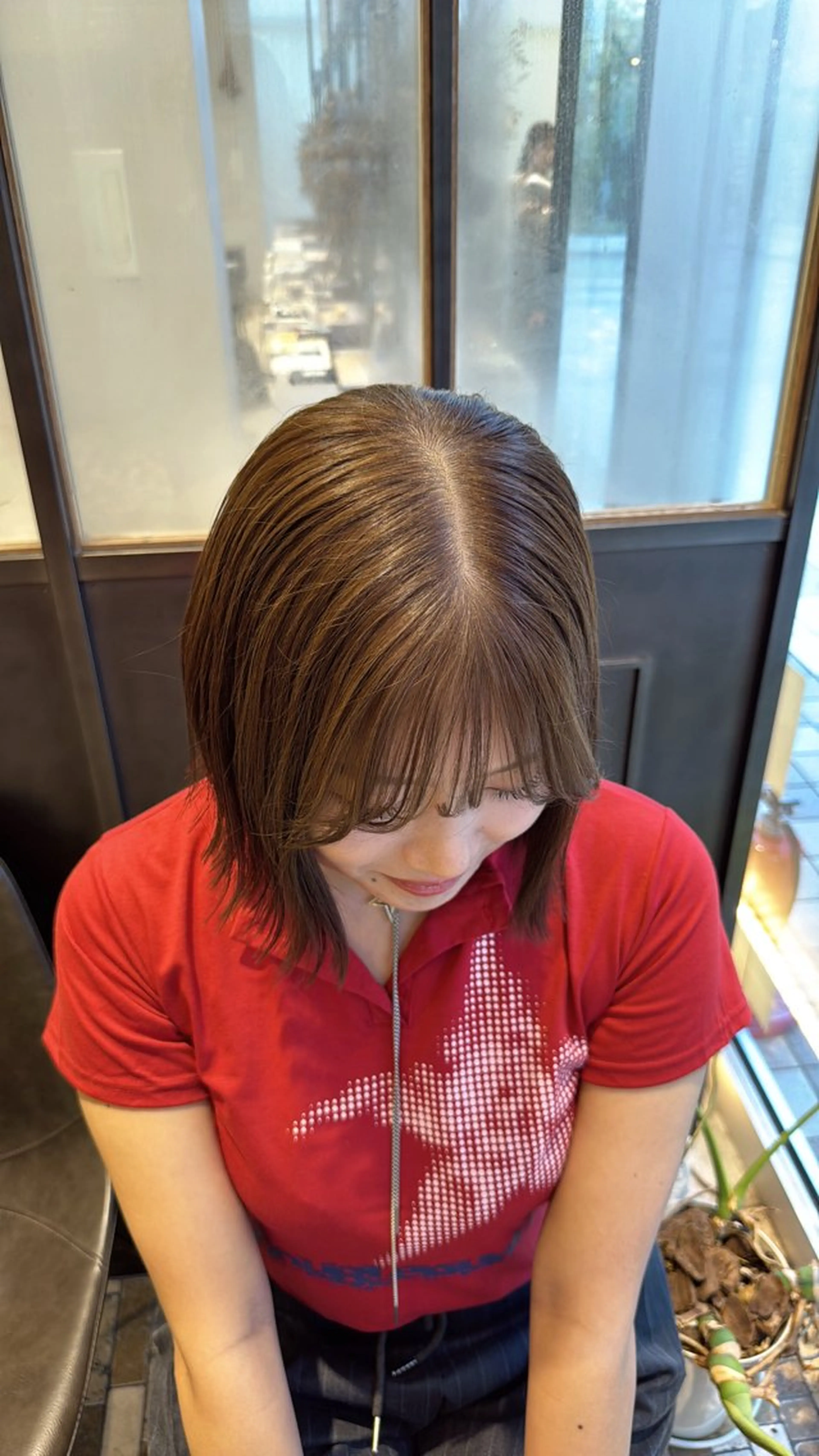 ショート カット ヘアカラー レイヤーカット /momocaのヘアスタイル