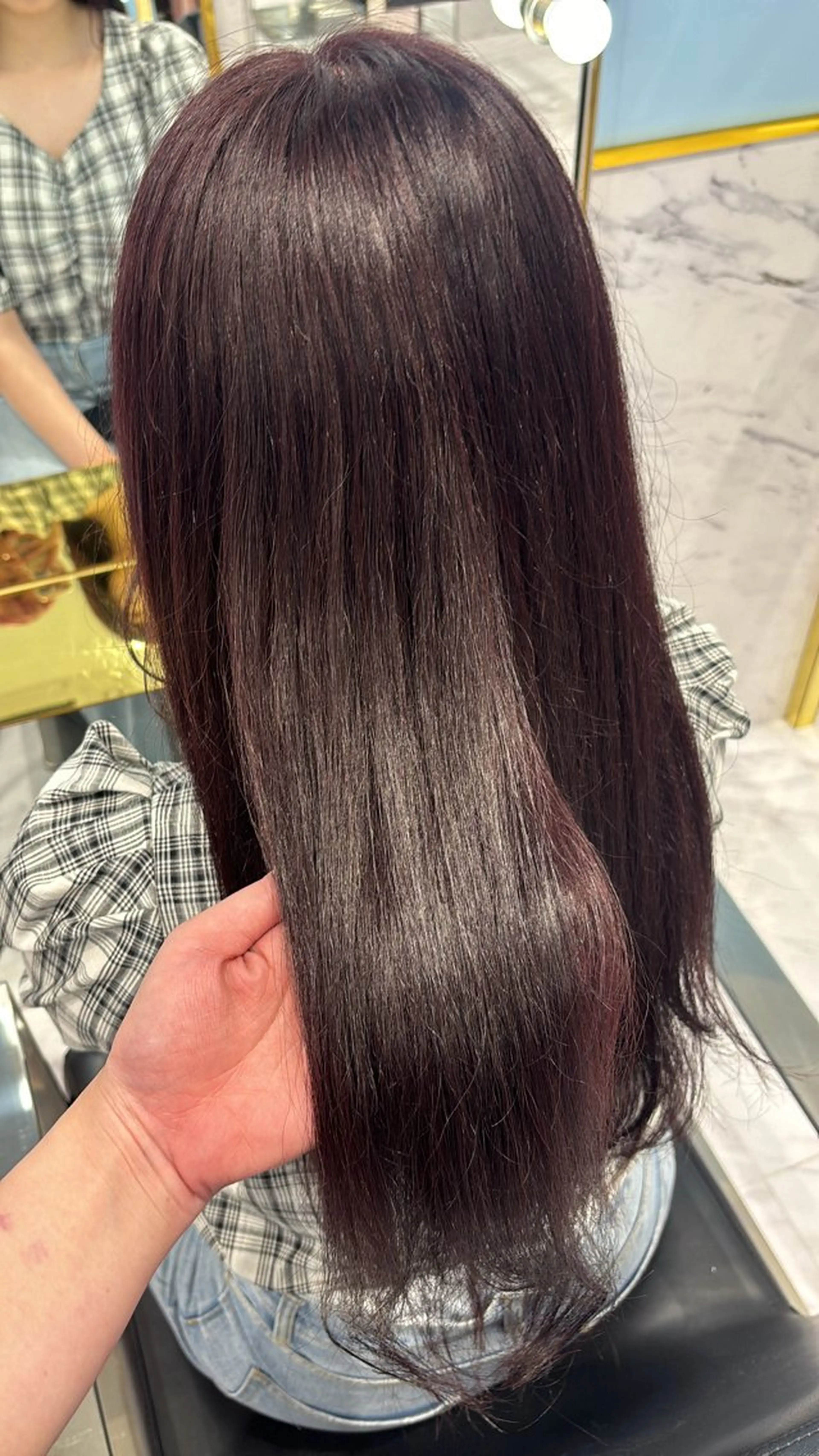 カラー ブリーチ カシス ダブルカラー ブリーチなしカラー ピンクカラー CIEL FUKUOKA所属・🎀CIEL RIRU🎀のヘアスタイル