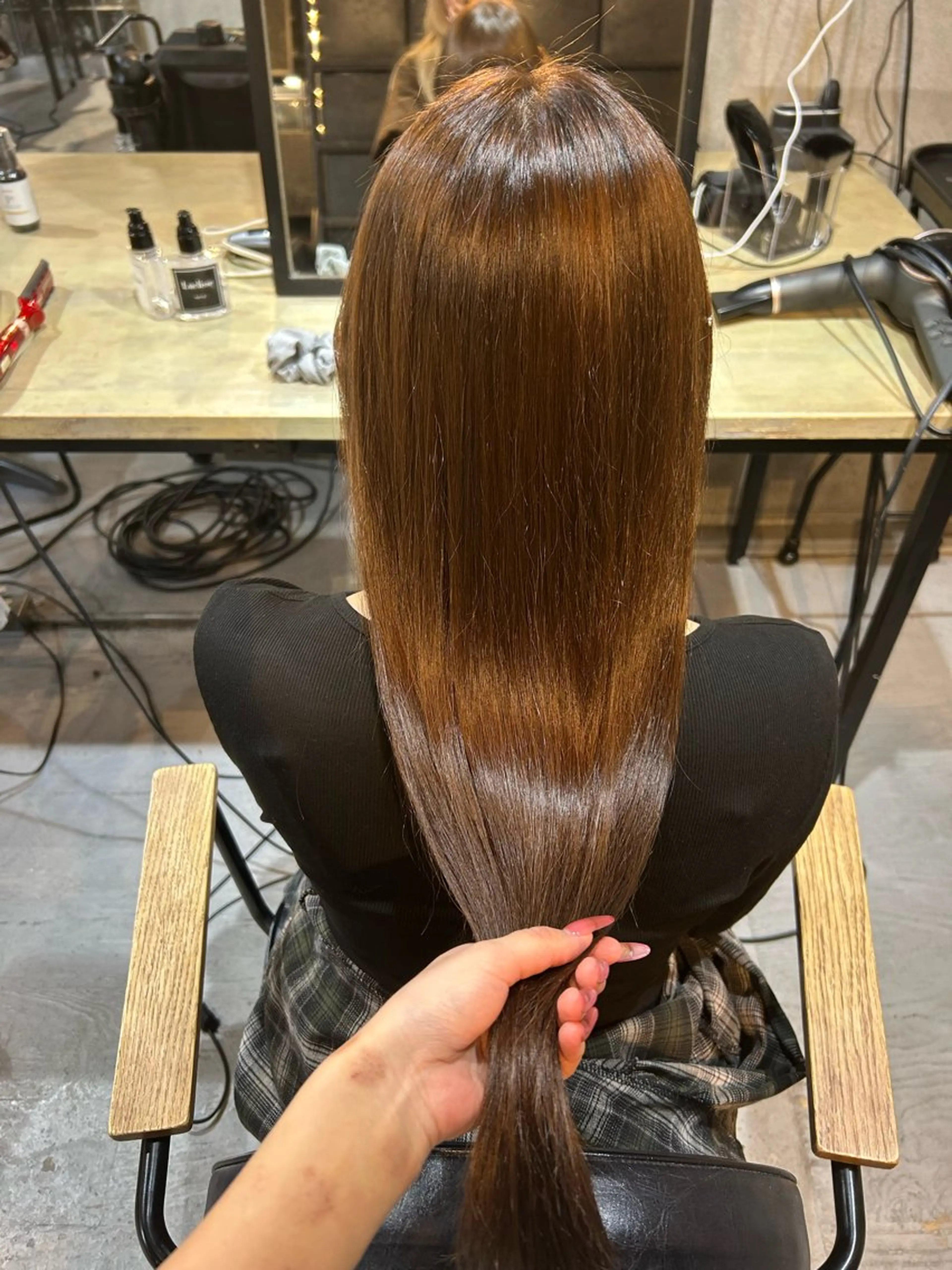 ロング おがわ まなのヘアスタイル