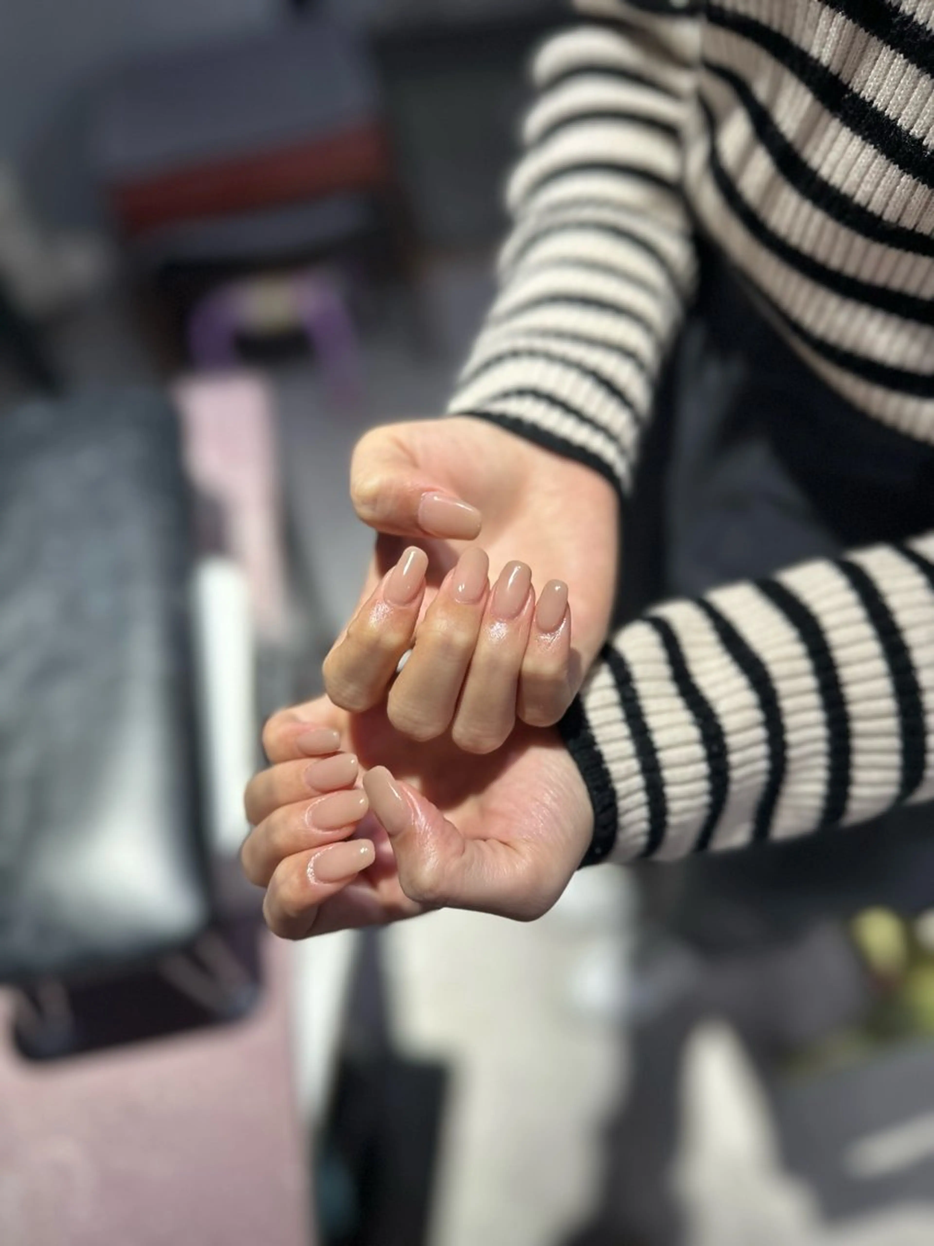 ネイル ワンカラーネイル MIYUU♡*.+ﾟ ワンホン/ニュアンスのネイルデザイン