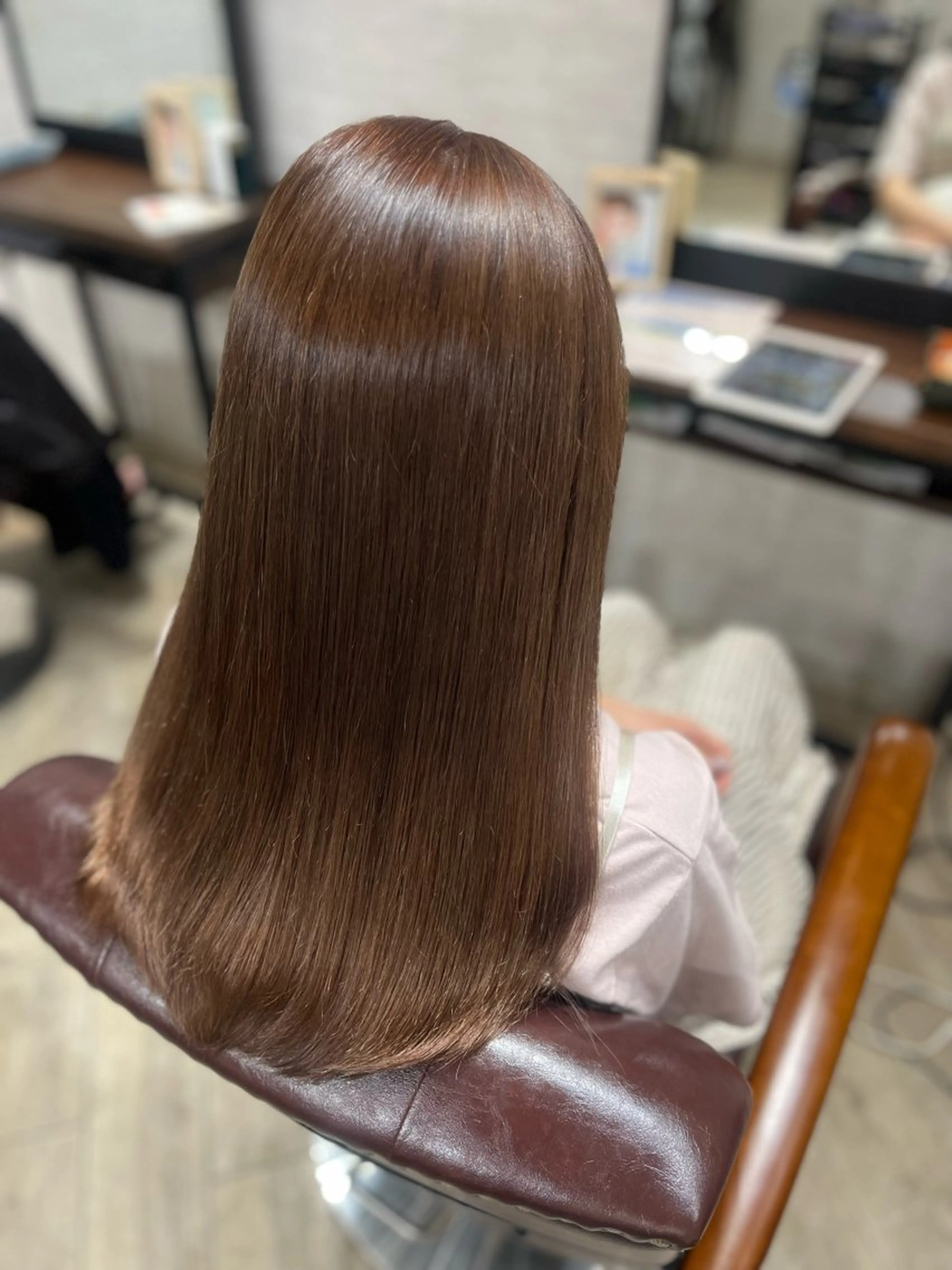 ロング カラー ブリーチ ピンクカラー 🫧ぷる艶カラー🫧 Yuubi🦩のヘアスタイル