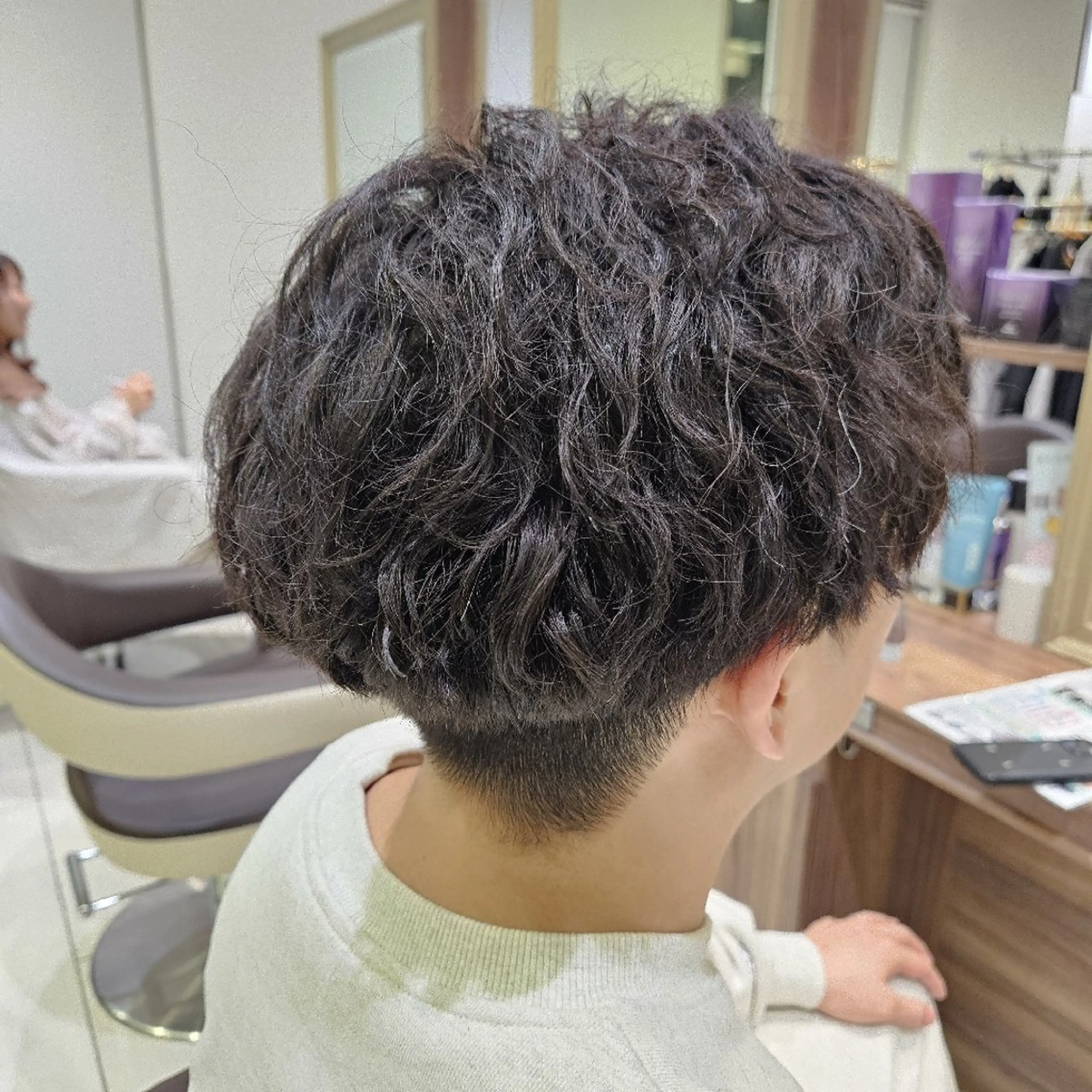 パーマ メンズ カット パーマ 🌀メンズパーマ特化 藤井 凌雅🌀のヘアスタイル