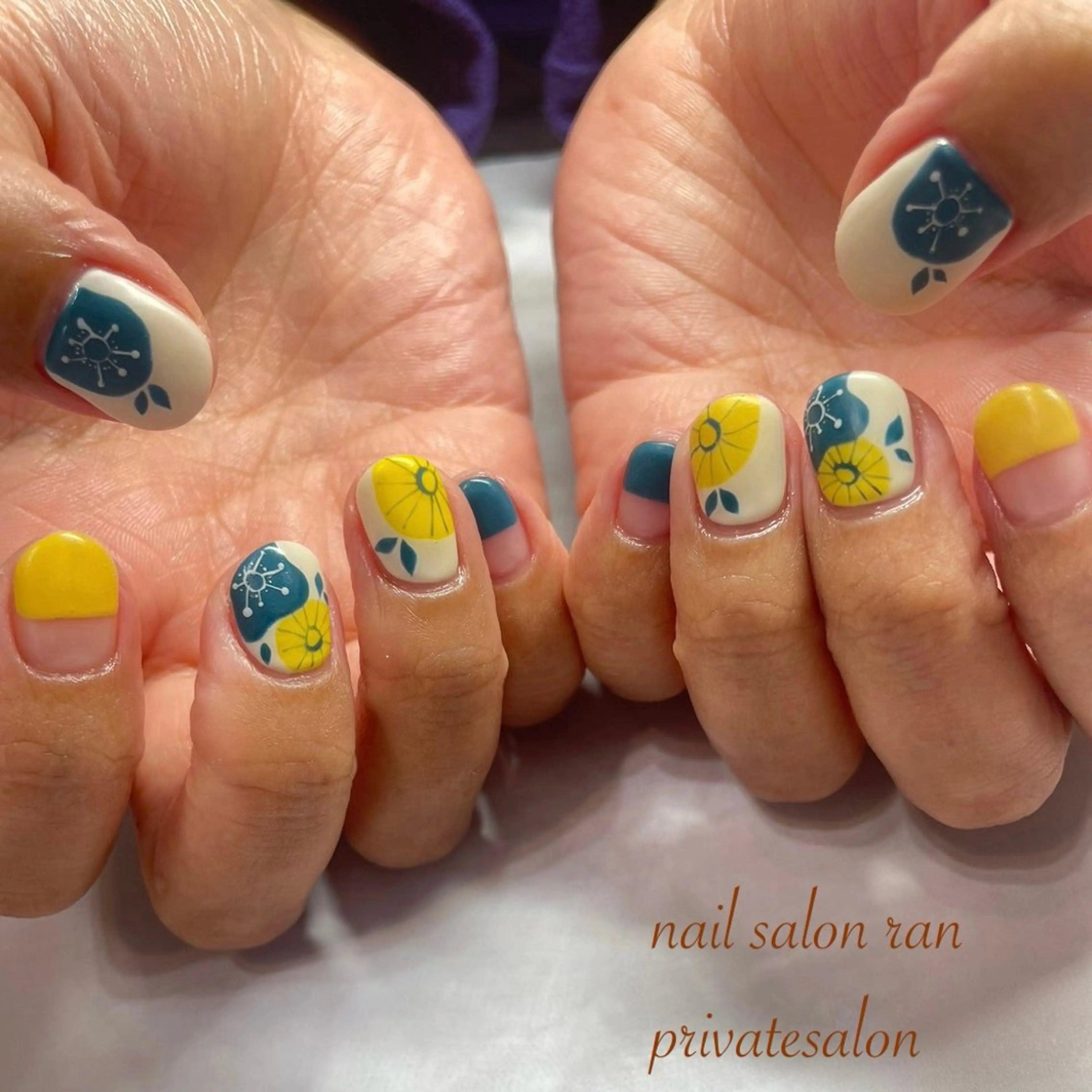 ネイル ハンドネイル ハンドケア nailsalon ranのネイルデザイン