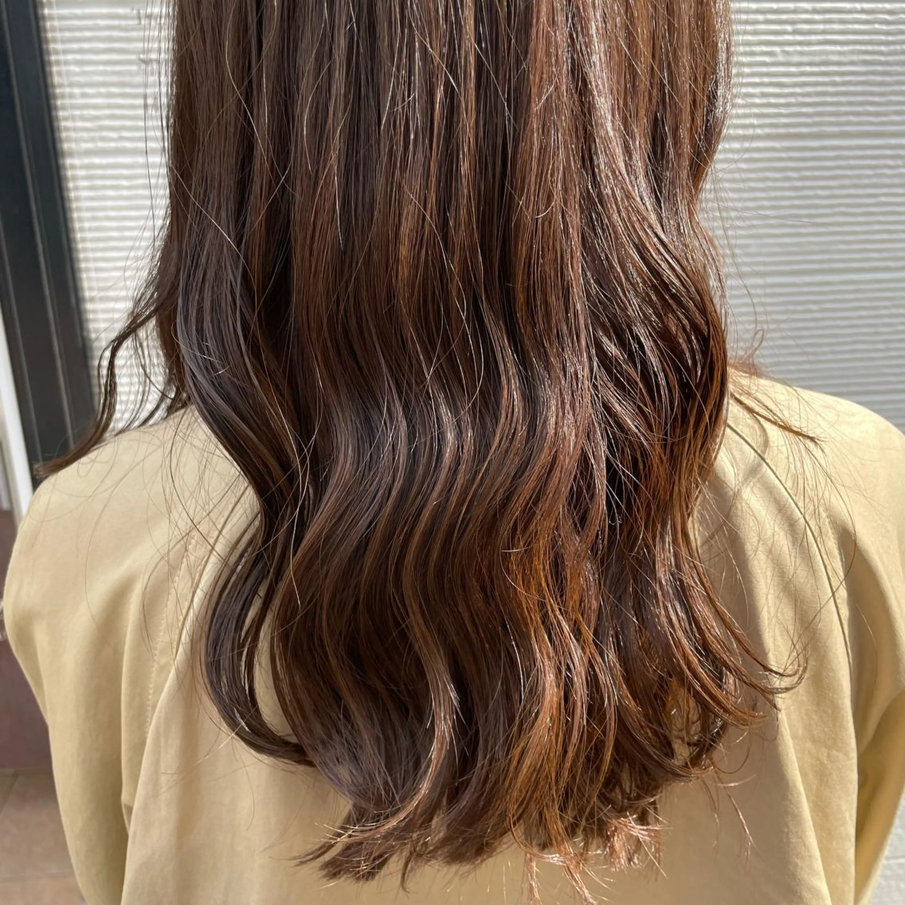 セミロング カラー カット ヘアカラー トリートメント FERIAあべの KARINのヘアスタイル