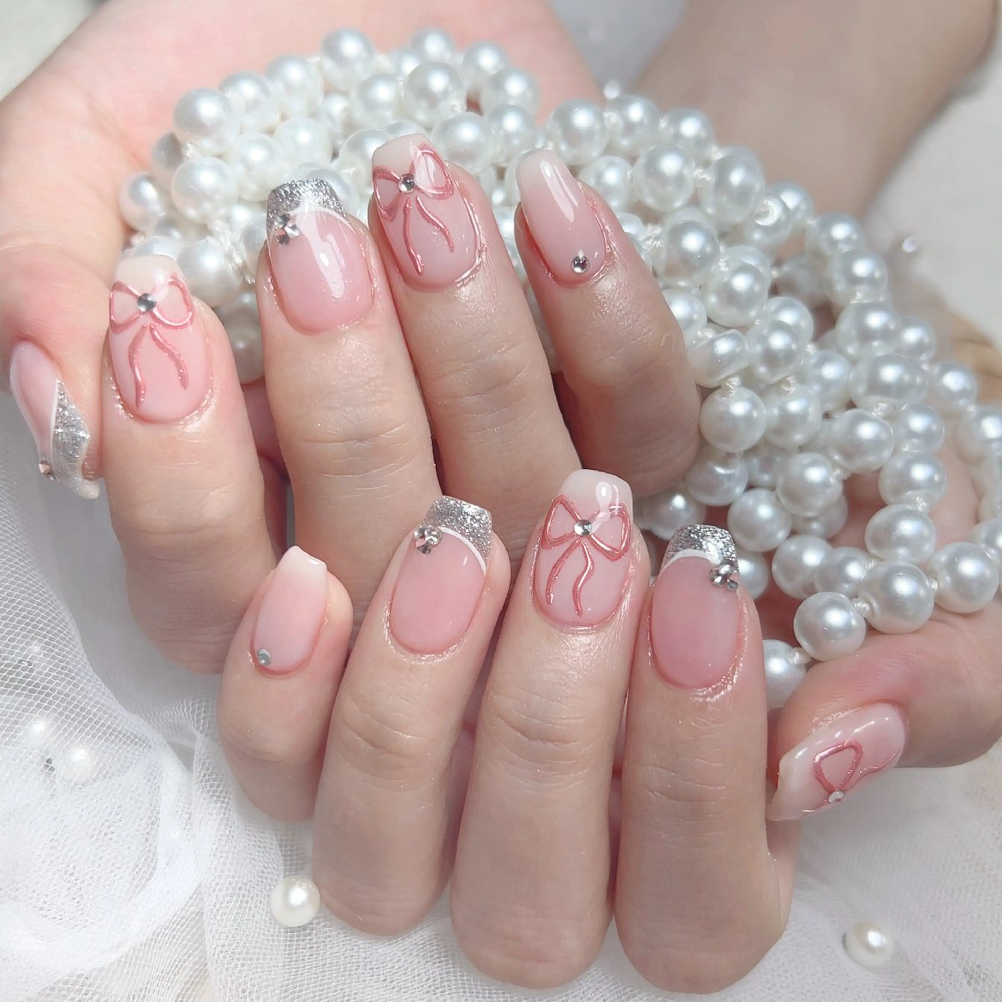 ネイル M🌷nail 長さだし専門店のネイルデザイン
