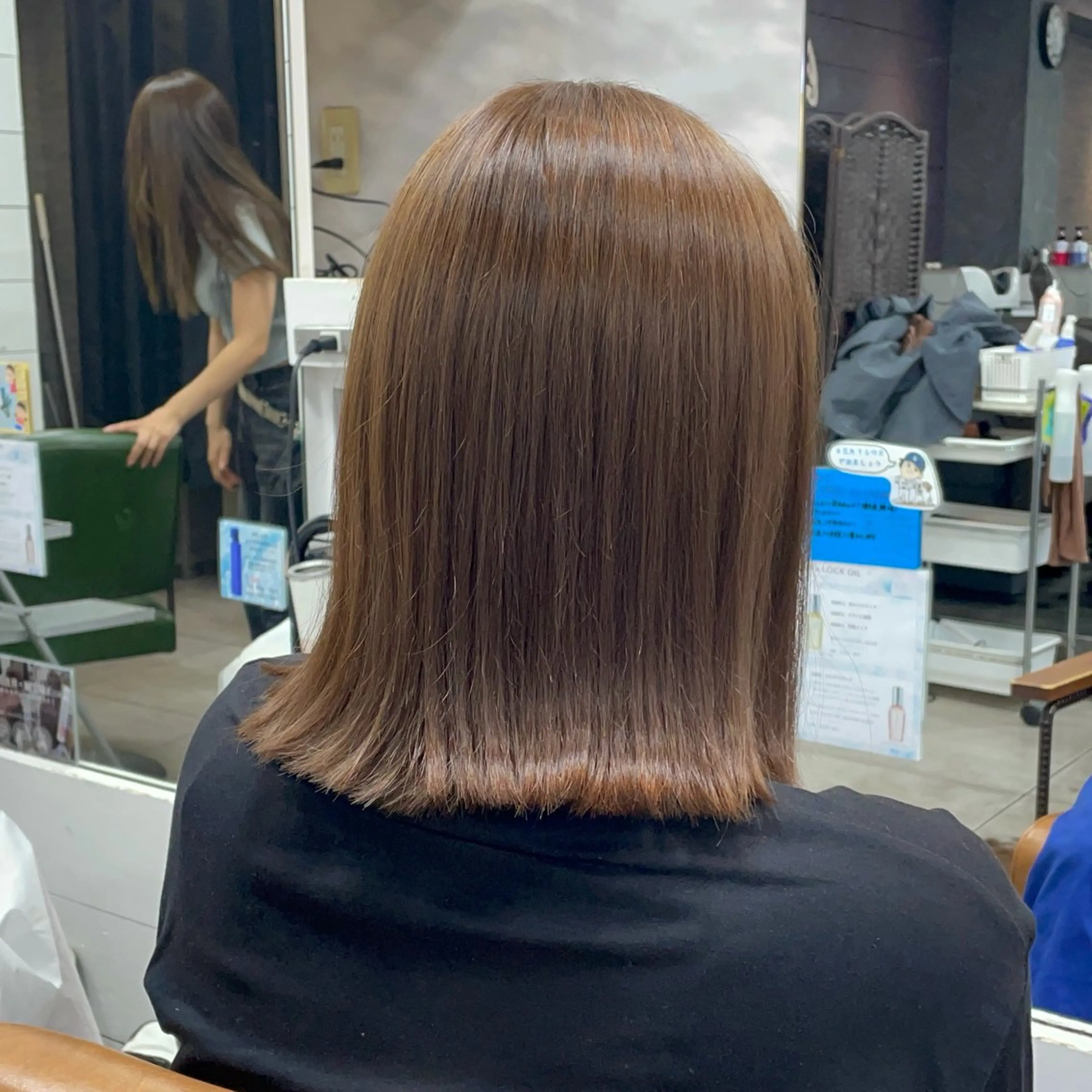 ミディアム カラー カット ヘアカラー トリートメント 似合わせ/前髪カット /店長   村上直也のヘアスタイル