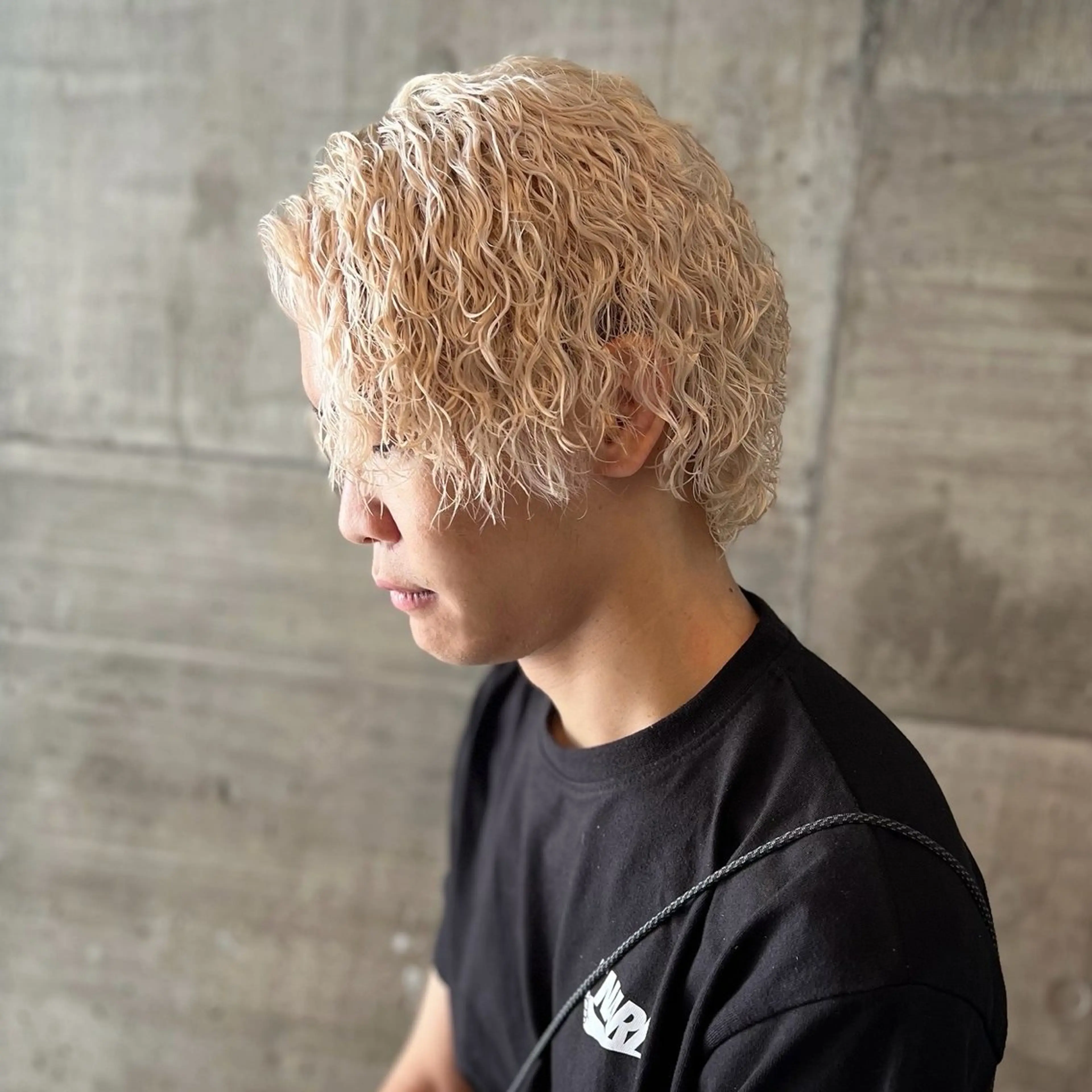 メンズ メンズブリーチ メンズパーマ カット ヘアカラー パーマ トリートメント メンズ特化/パーマ/ メッシュ/竜成のヘアスタイル