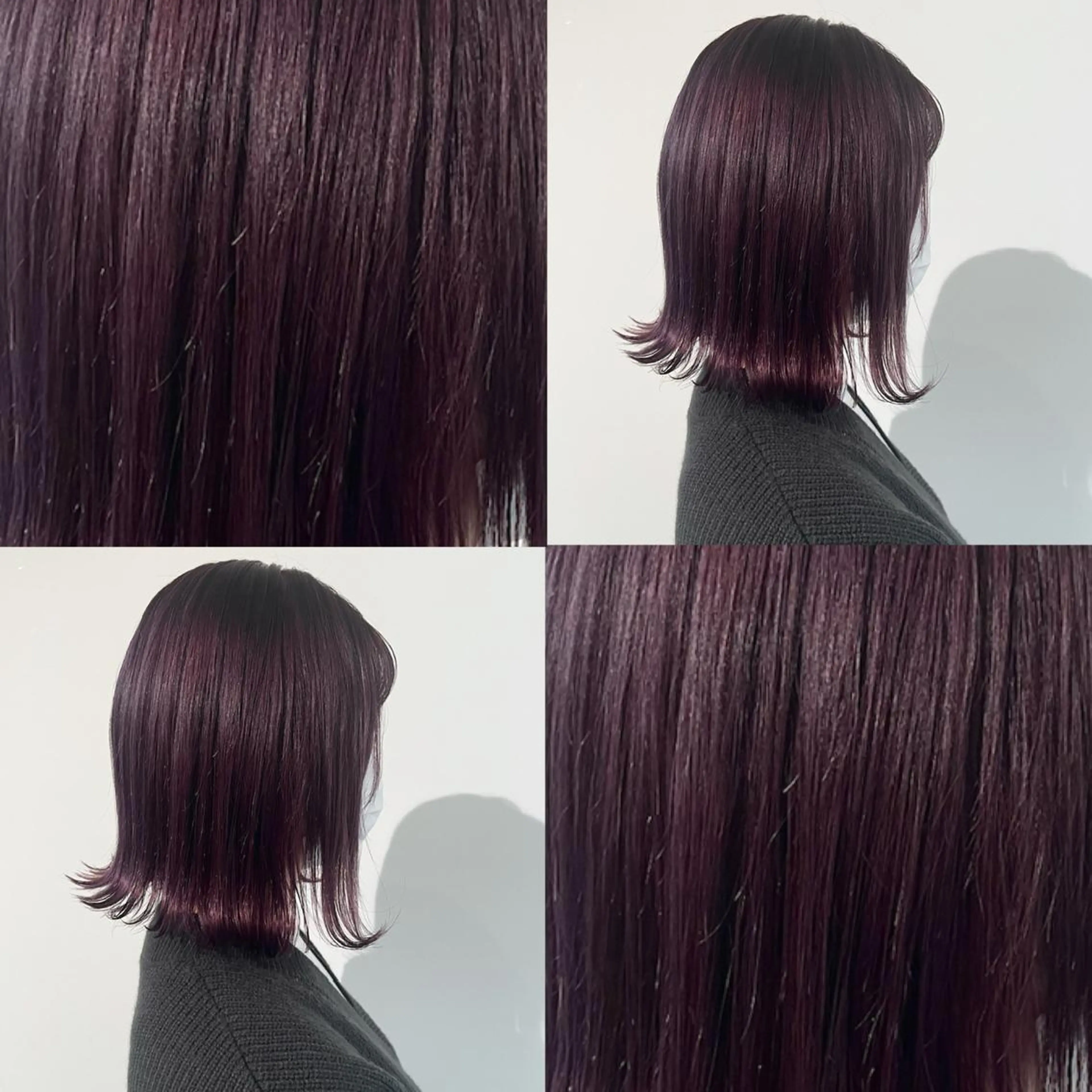 ミディアム 山内 愛可のヘアスタイル