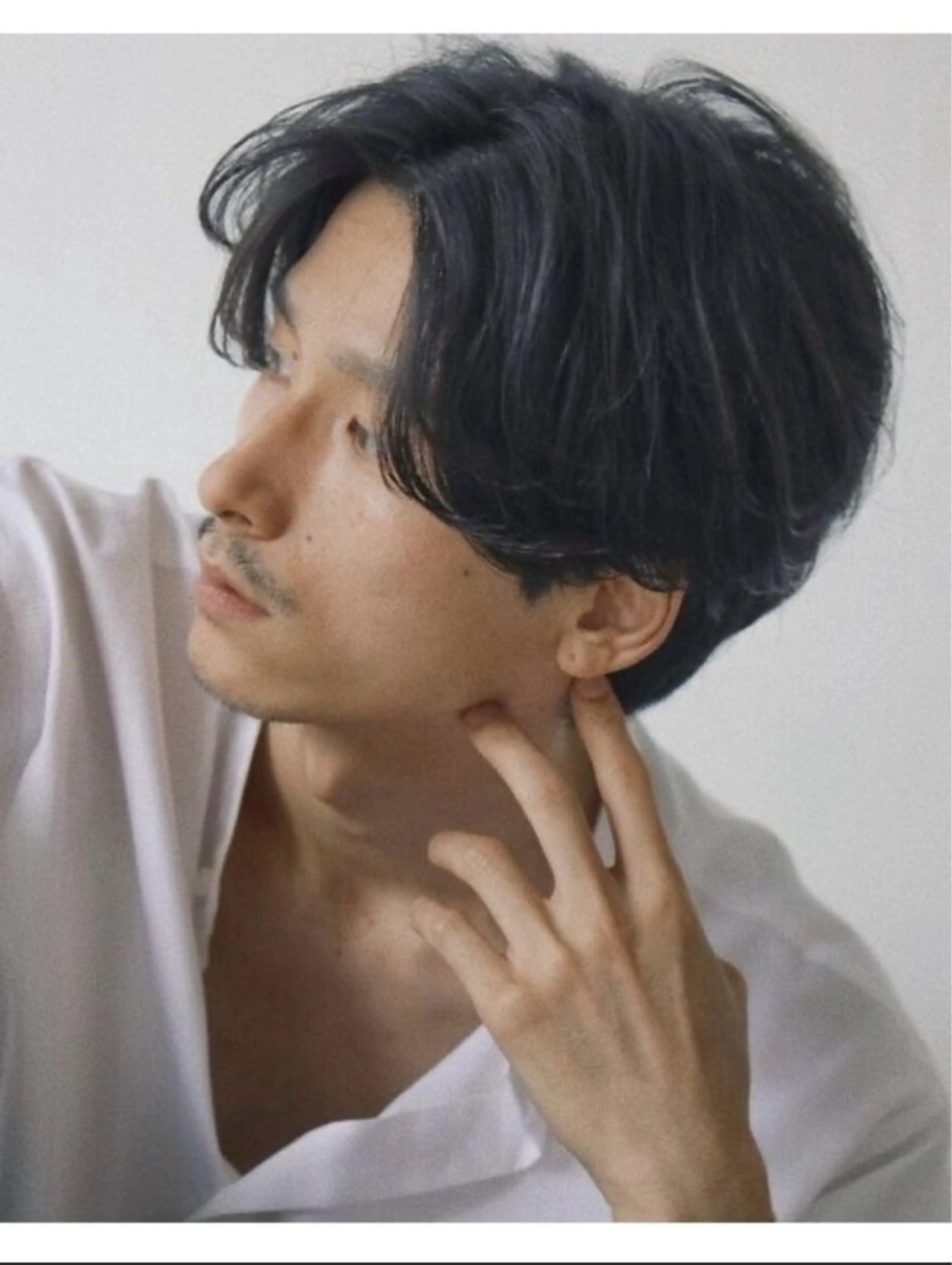 パーマ メンズ Belle五丁目店所属・艶カラー 宗像 快歩のヘアスタイル