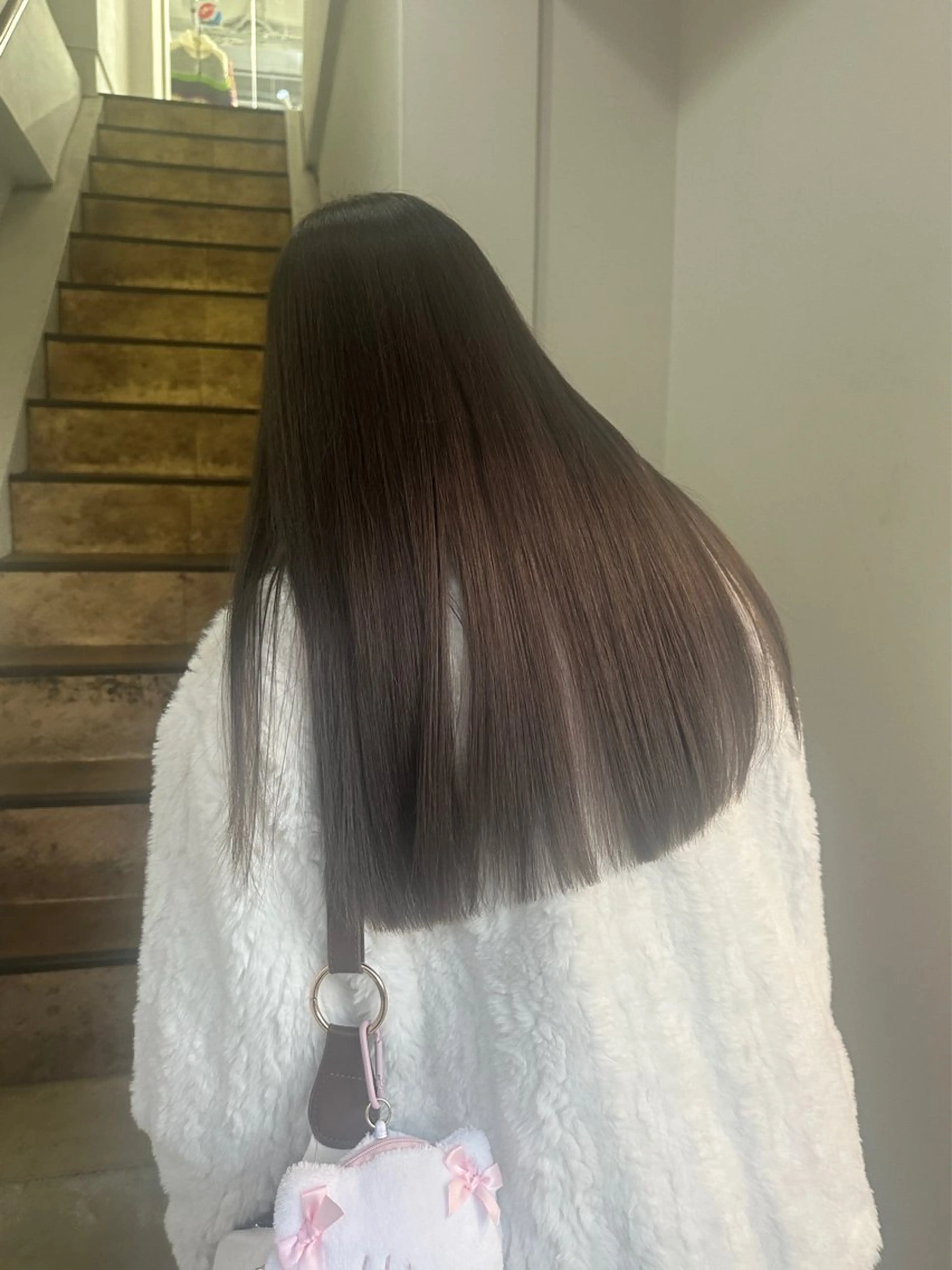 ロング カラー カット ヘアカラー トリートメント 松本 雪愛のヘアスタイル