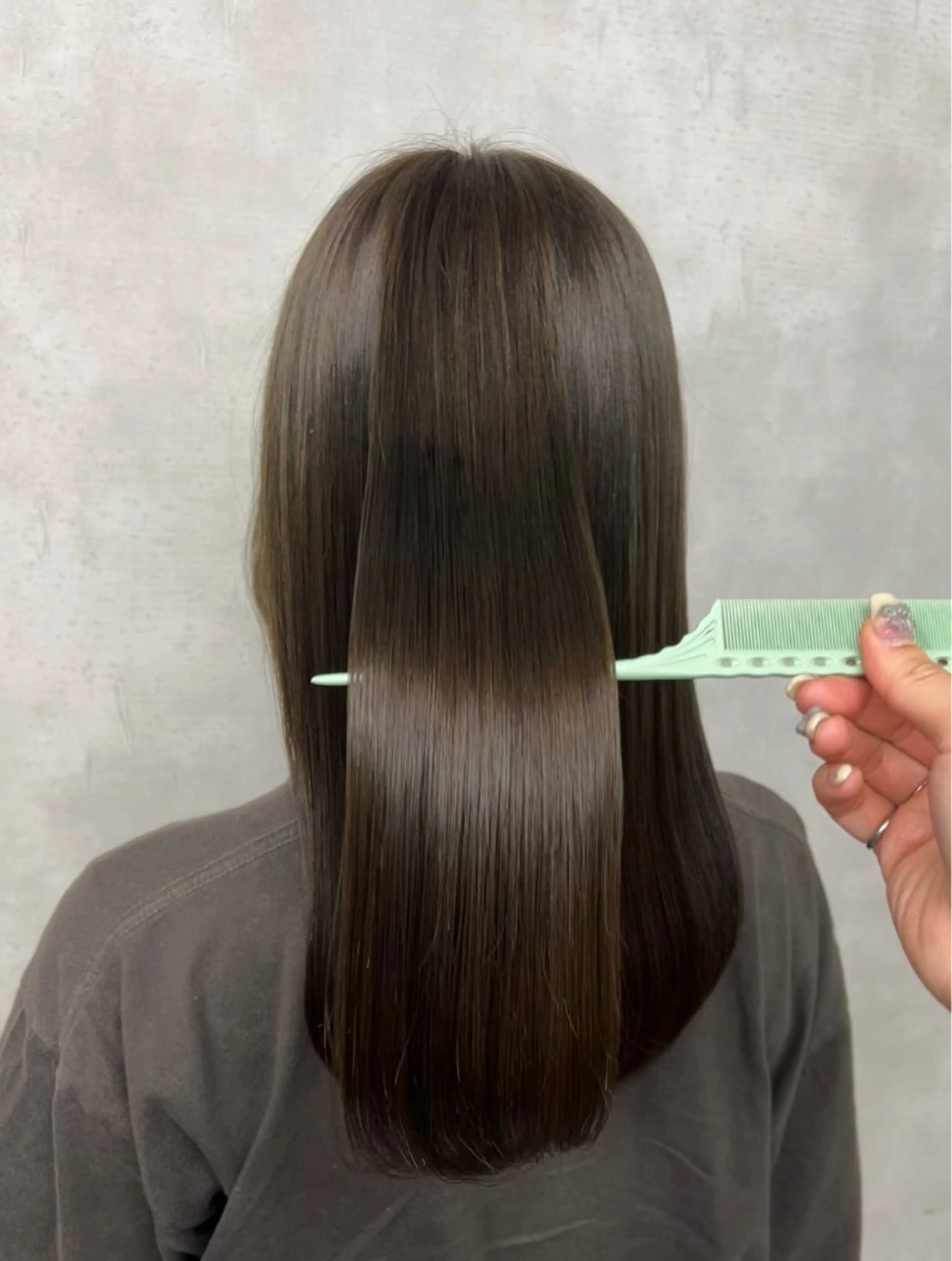 🌫【平日限定】カット+縮毛矯正+ハホニコトリートメントの写真