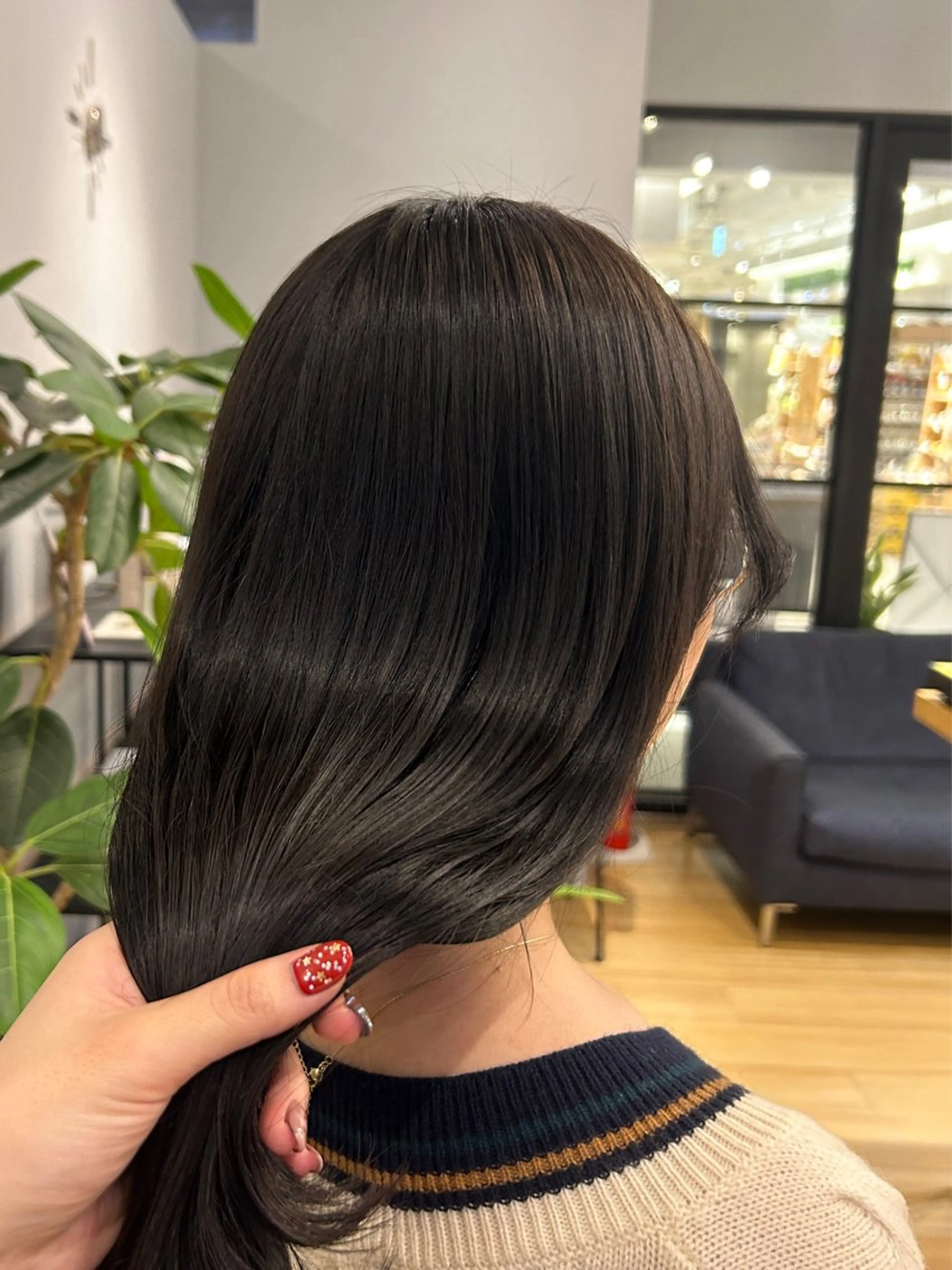 セミロング カラー 暖色/ボブ/吉岡美音 GIEN NU茶屋町のヘアスタイル