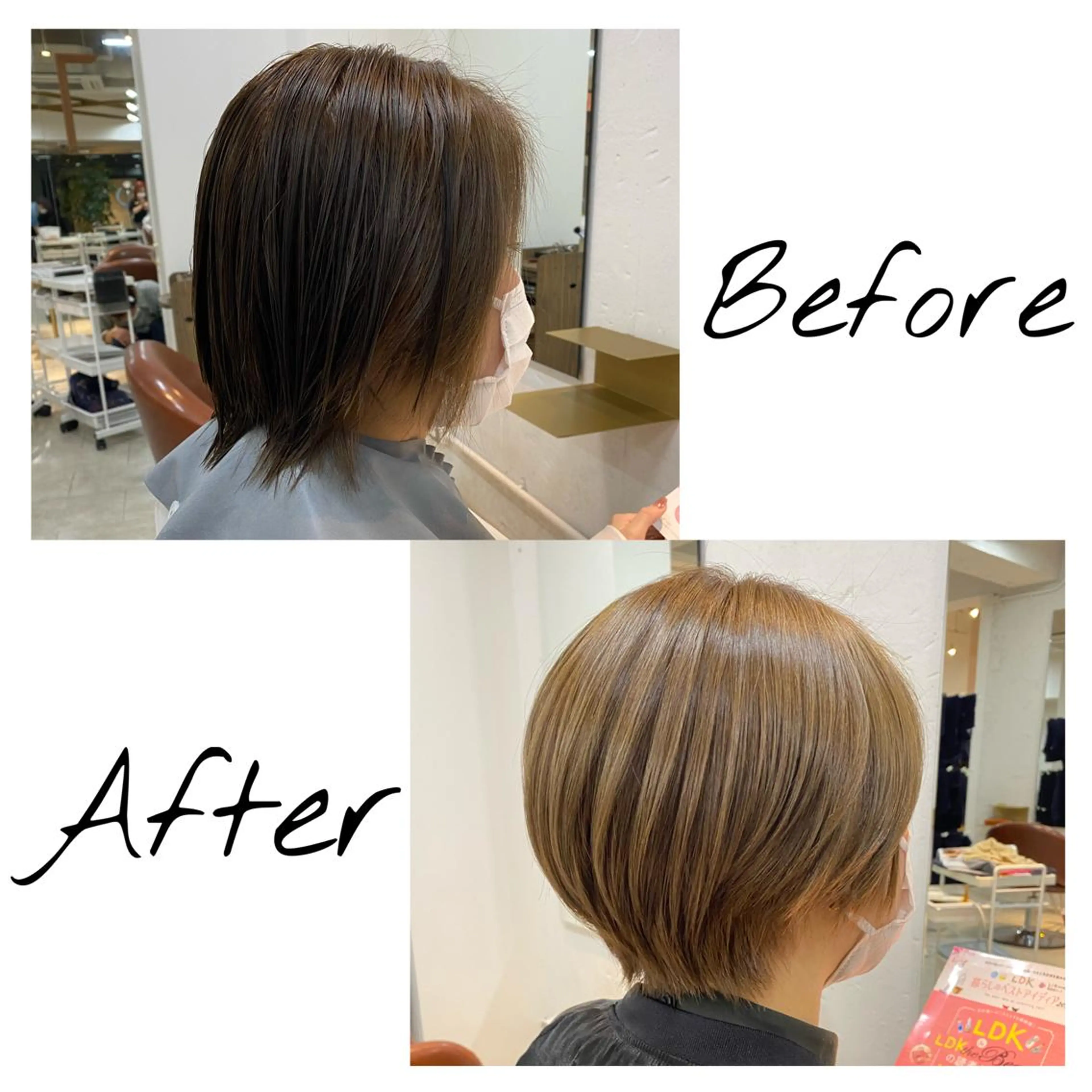 ショート ORO　飯田 早稀のヘアスタイル