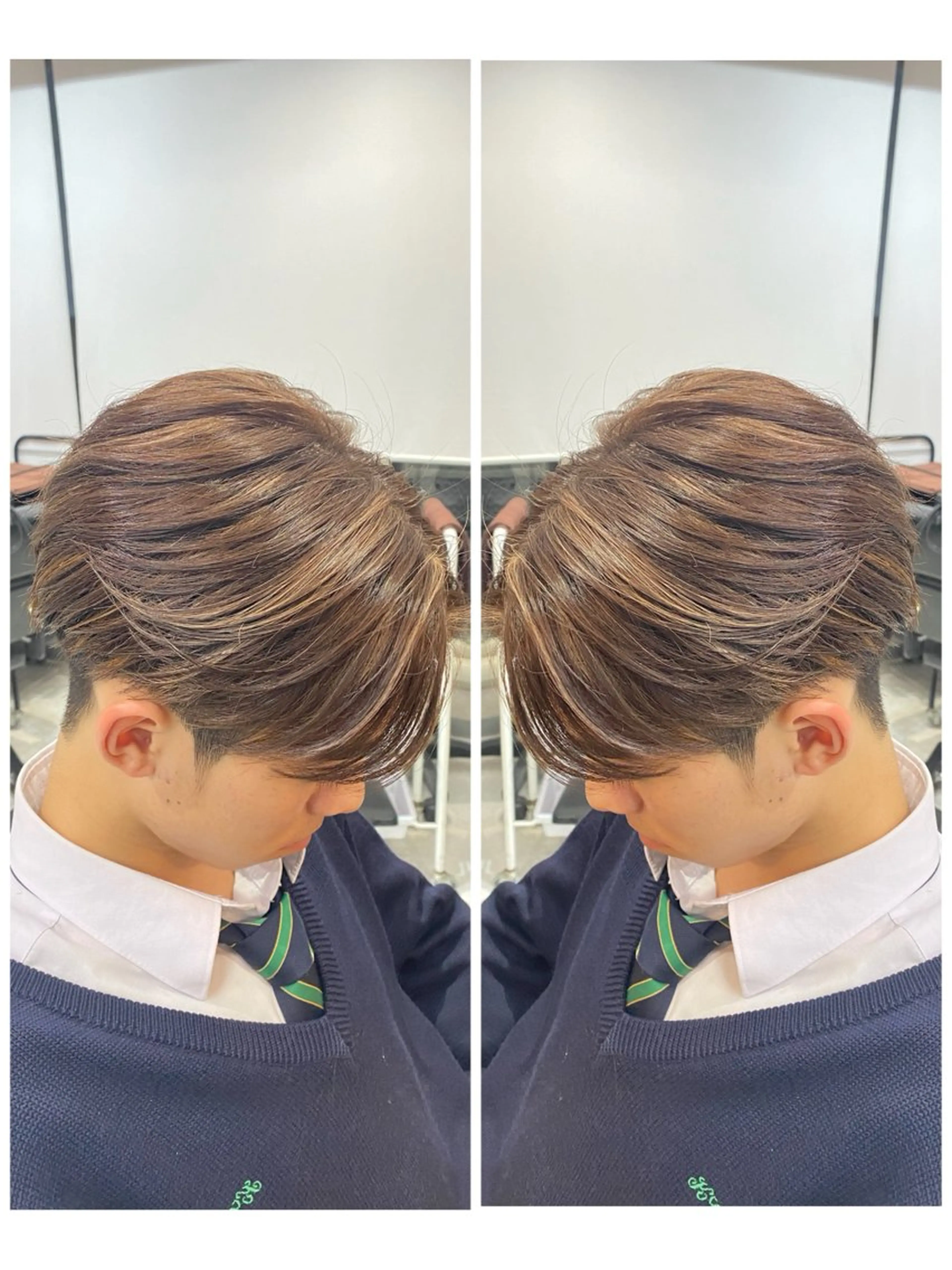 ショート カラー メンズ メンズハイライト ハイライトカラー ハイライト 🐉『メンズ美容師』 吉田龍星🐉のヘアスタイル