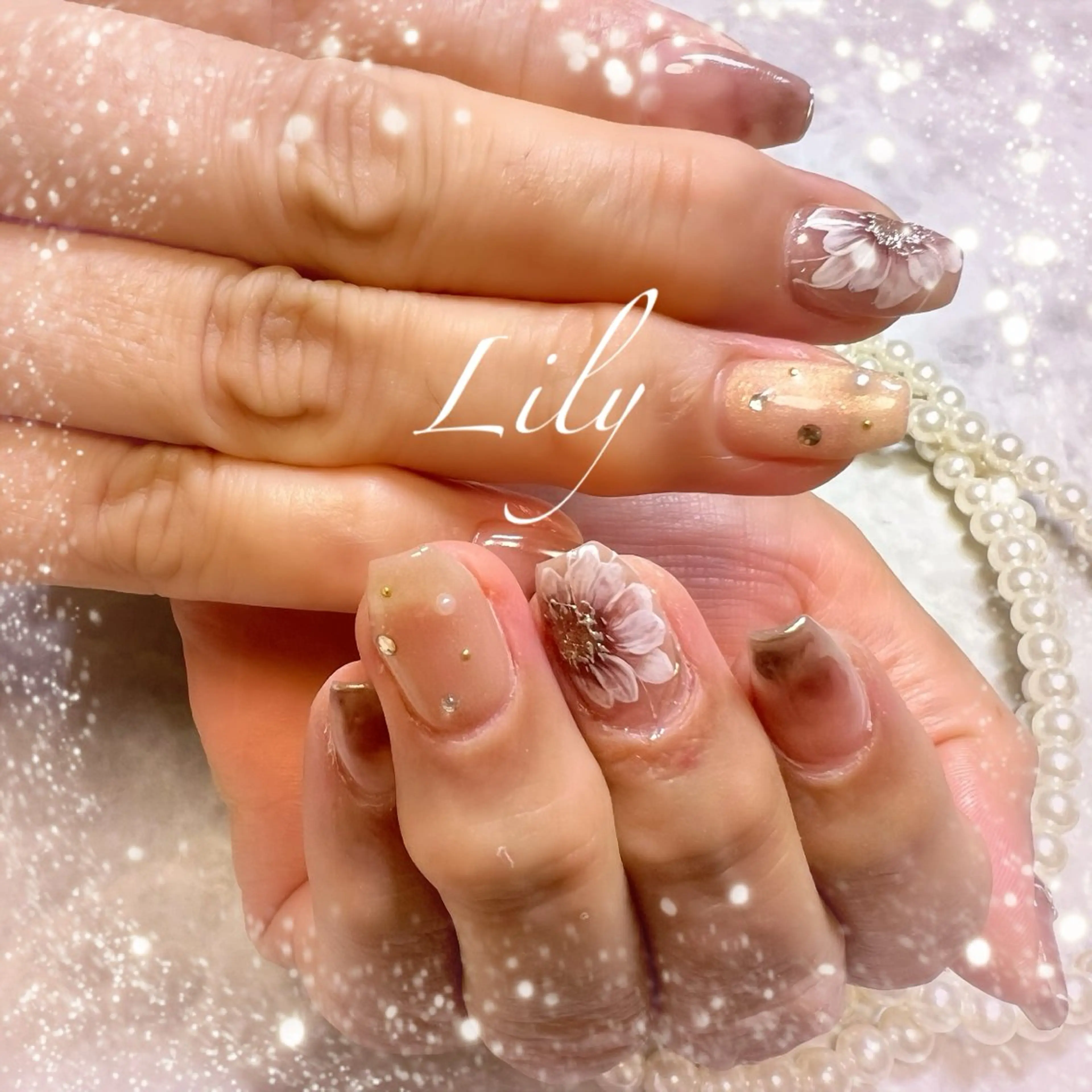 ネイル ハンドネイル Nailsalon Lilyのネイルデザイン