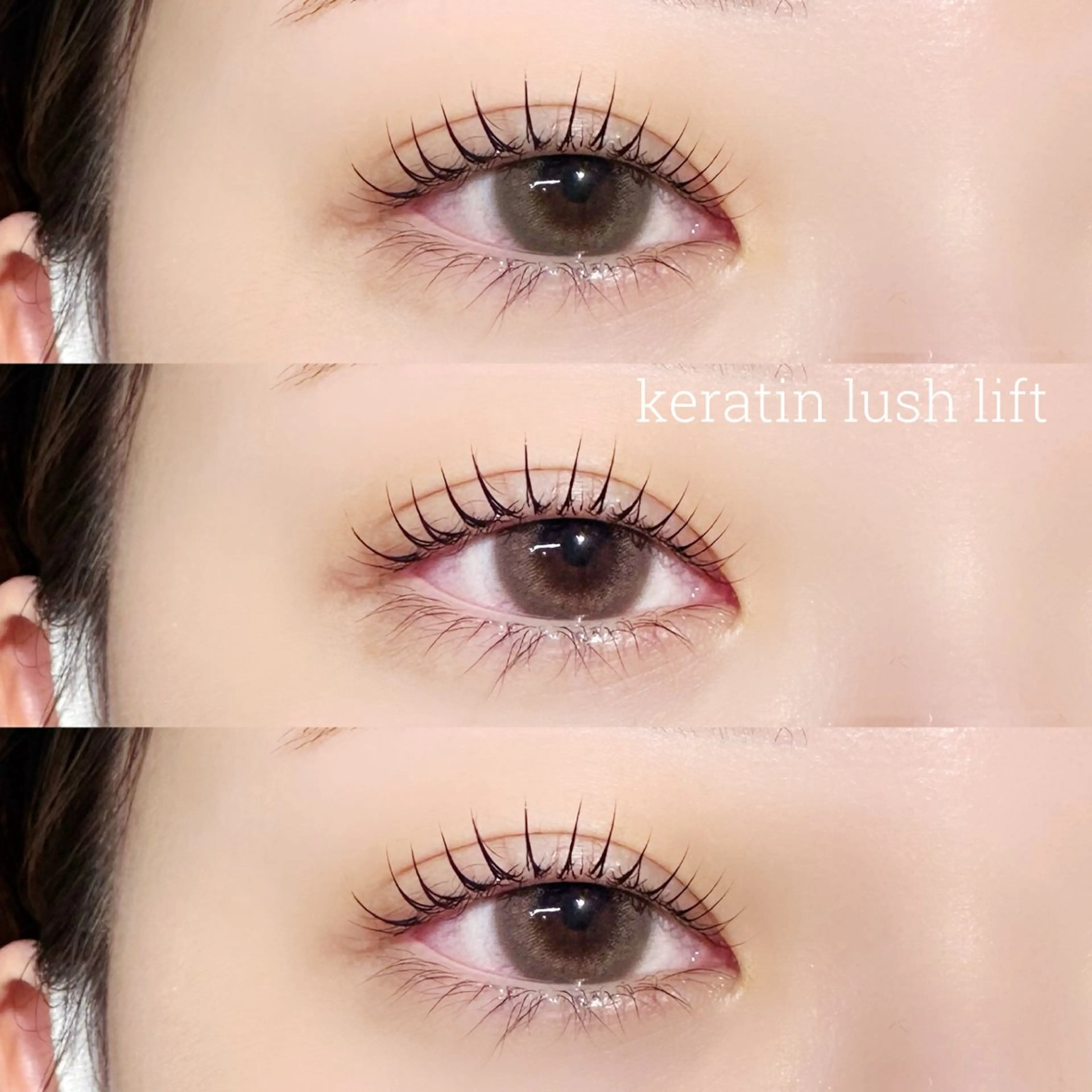 【下がりまつ毛も改善 】🌷ケラチンラッシュリフト🌷【立ち上げカール/Cカール/Lカール】　[コーティング仕上げ付き]の写真
