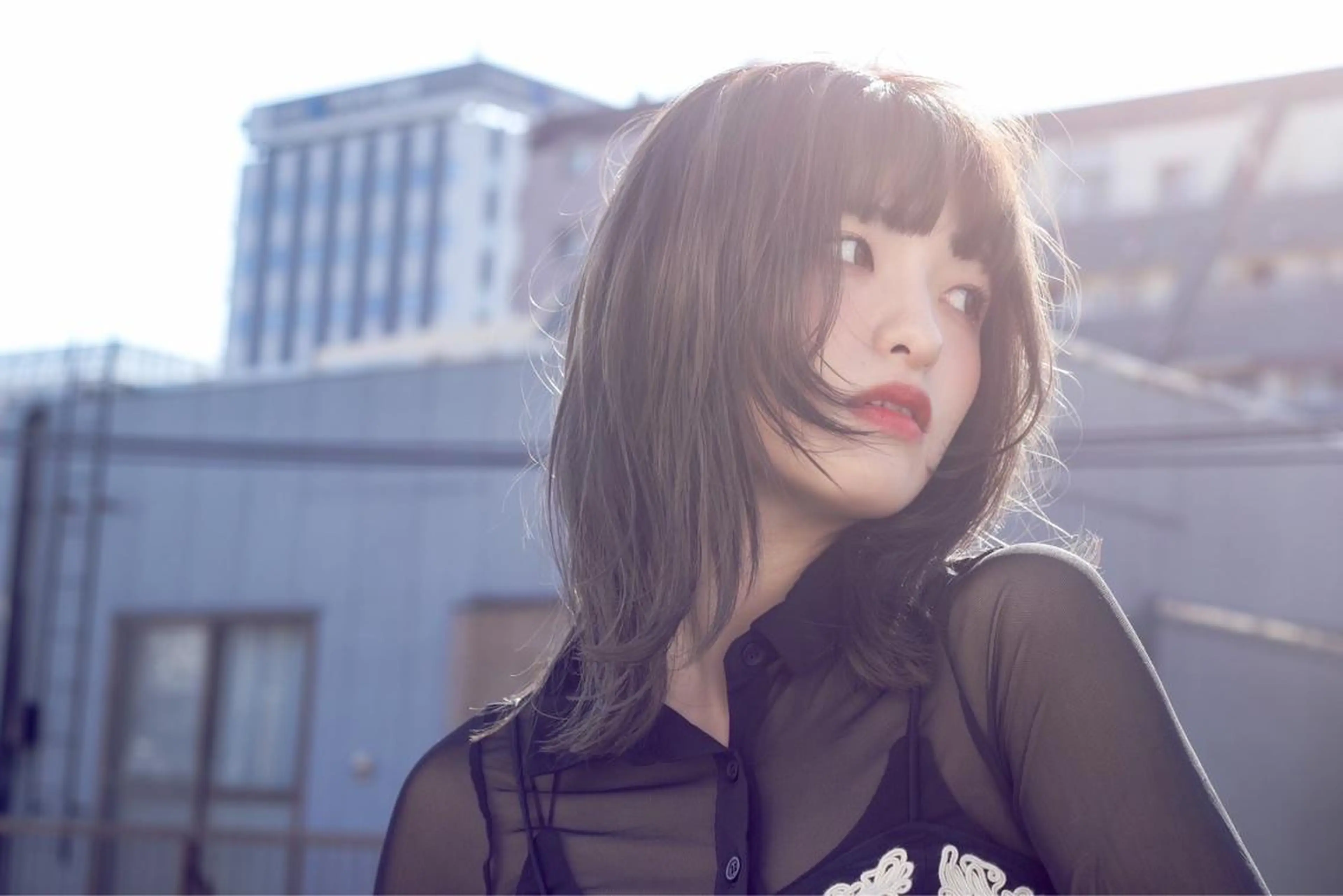 ミディアム カラー 〘 ROSSO〙 yunonのヘアスタイル