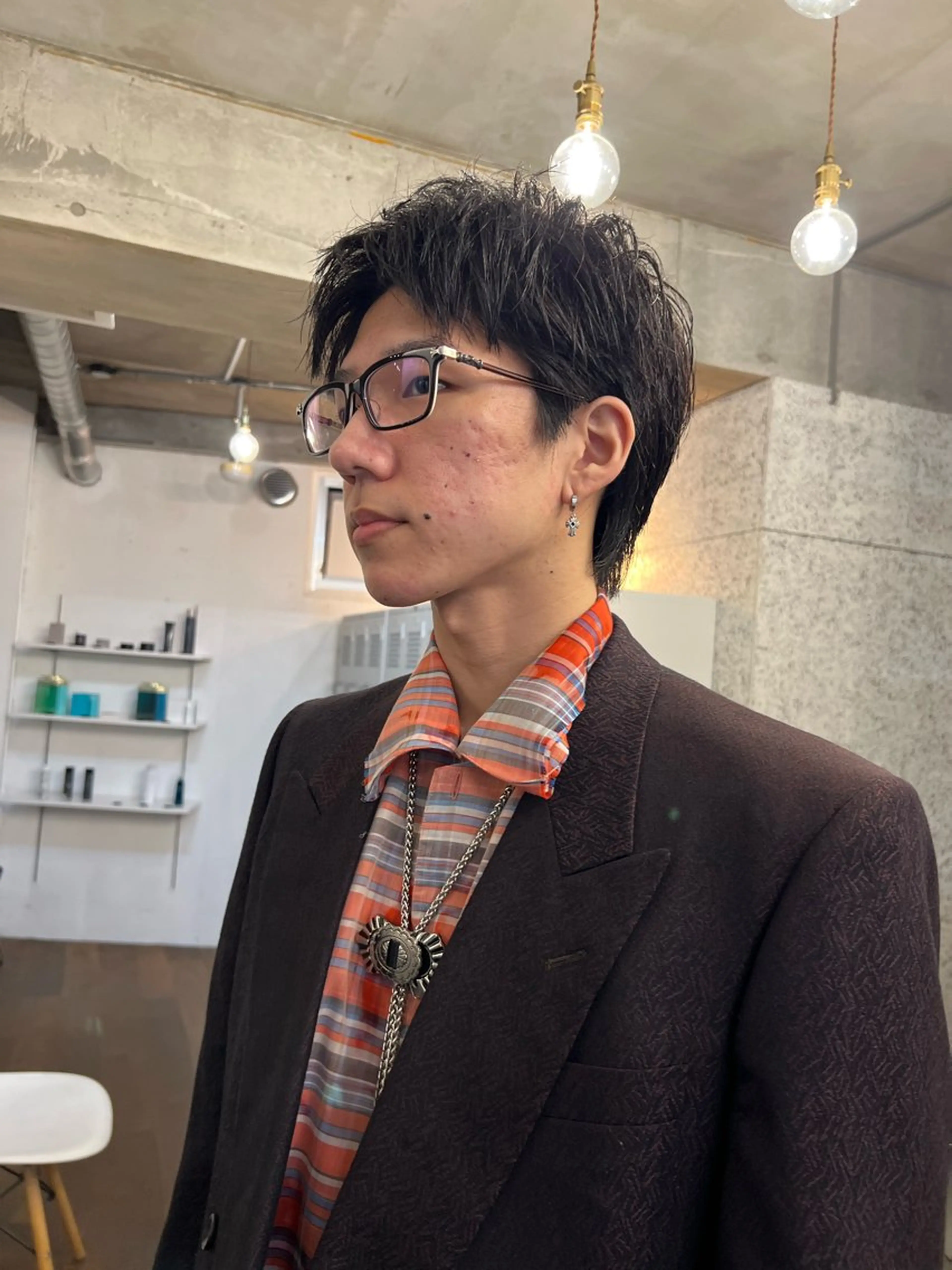 🐠12月28日19時限定無料🐠fifth メンズカット 刈り上げなしショート(スパイキーショート)刈り上げ相談可⭕️の写真