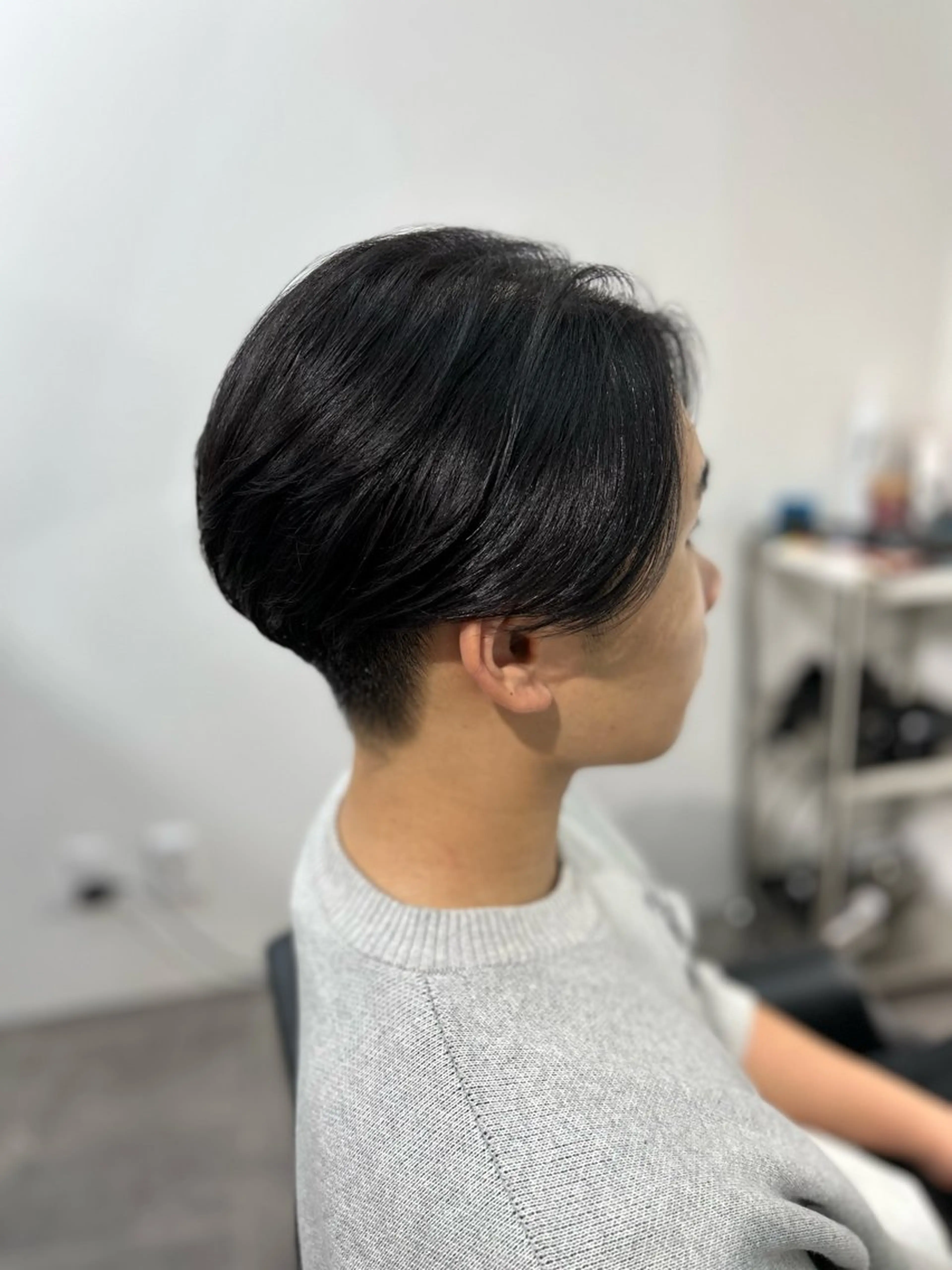 ショート パーマ メンズ マッシュ 髪質改善 ショートヘア 縮毛矯正 トリートメント カット 縮毛矯正 トリートメント CHELSEA  梅田所属・OKADA/メンズ /カット/眉/縮毛のヘアスタイル