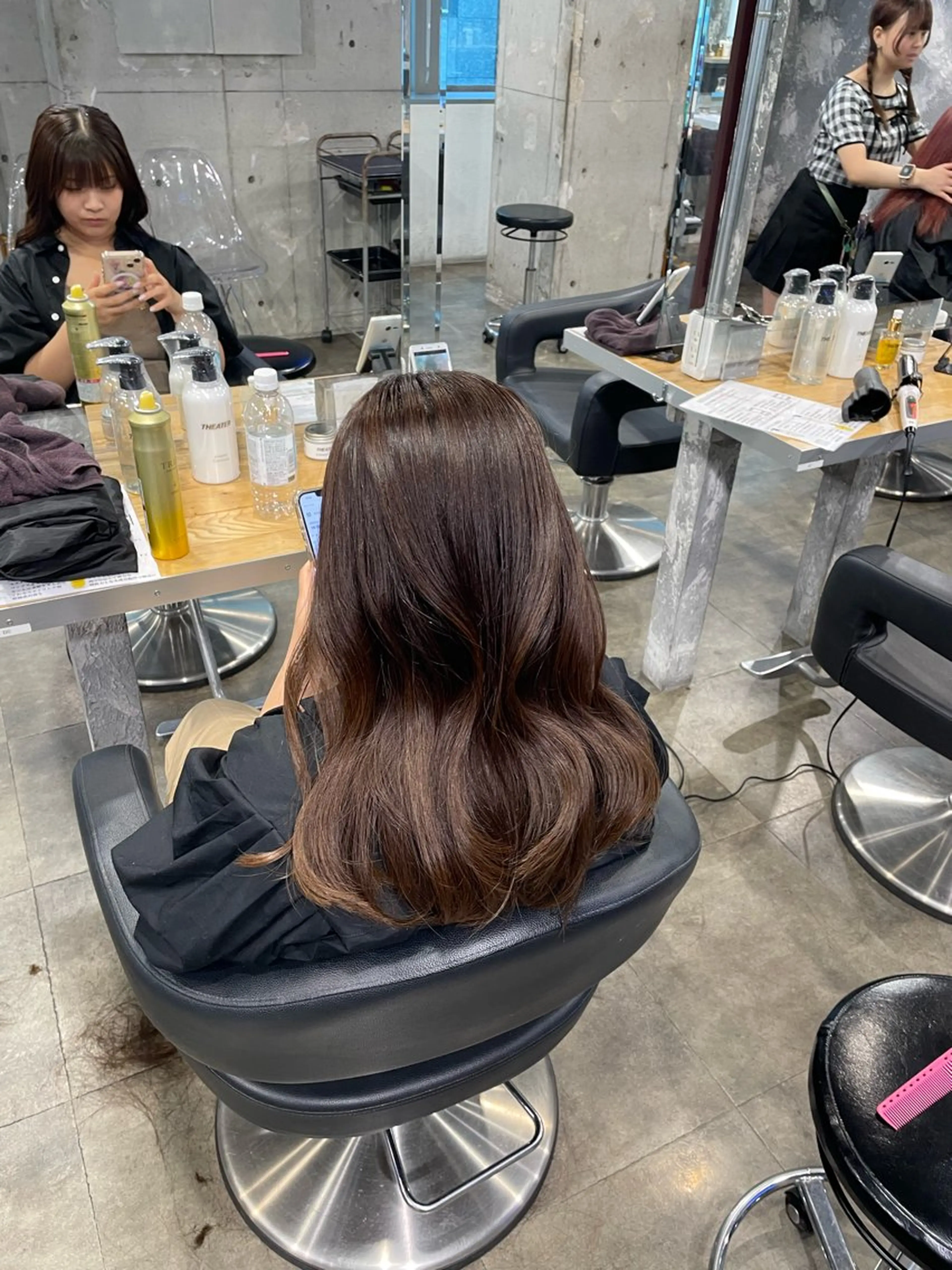 カラー カット ヘアカラー トリートメント ヘアセット 🤍透明感韓国 レディ/まりん🤍のヘアスタイル